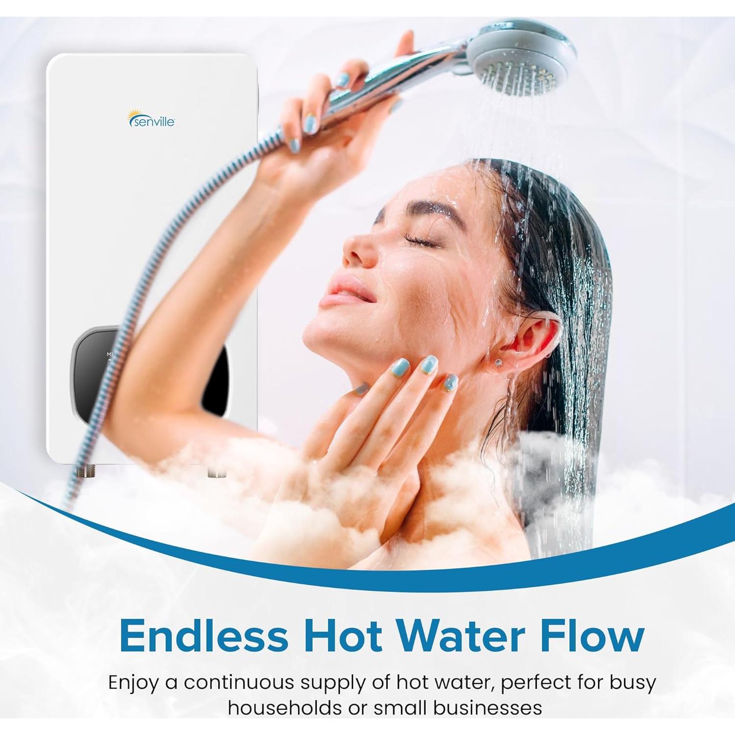 Calentador de Agua Eléctrico Sin Tanque Senville 13KW 240V