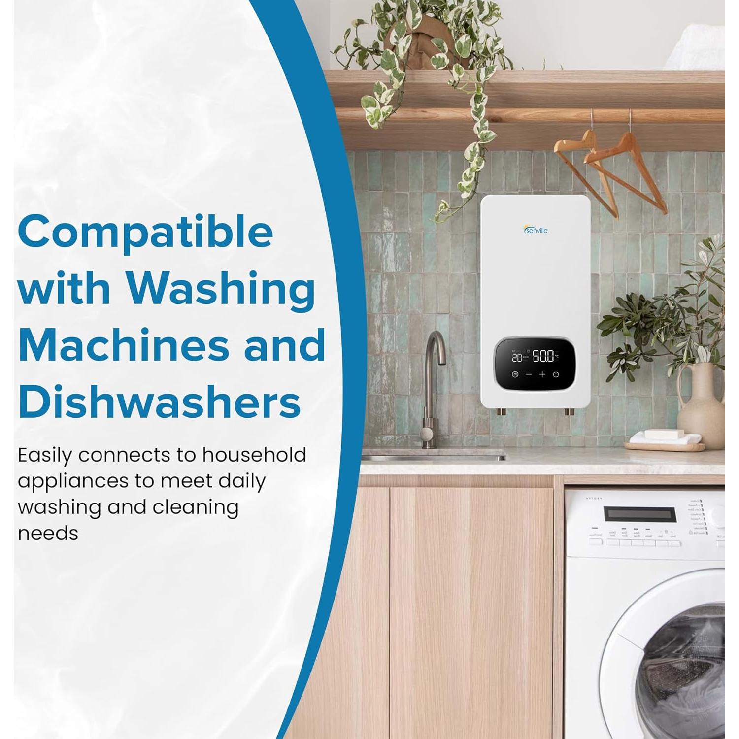 Calentador de Agua Eléctrico Sin Tanque Senville 13KW 240V