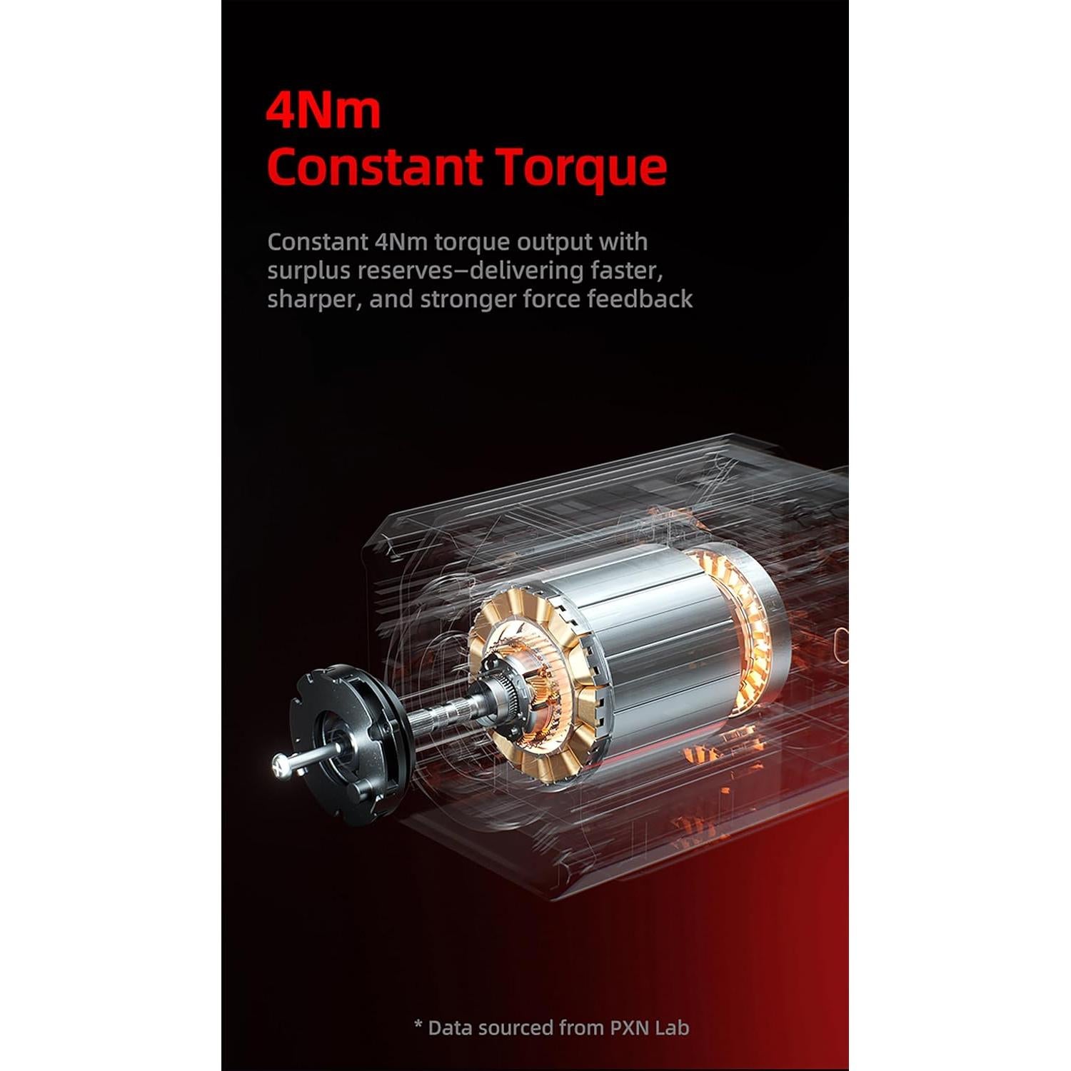 Volante de Simulación de Carreras PXN VD4 11" con Pedales