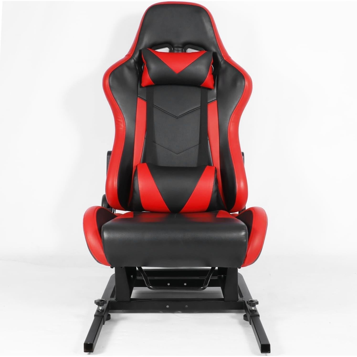 Cockpit de Simulador de Carreras Anman Asiento Rojo Ergonómico