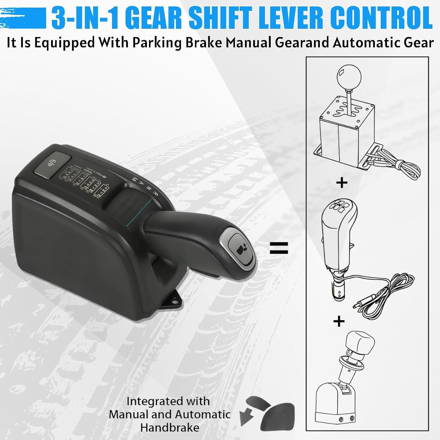 Control de palanca de cambios RYLNOK AT Ultro 3 en 1 USB