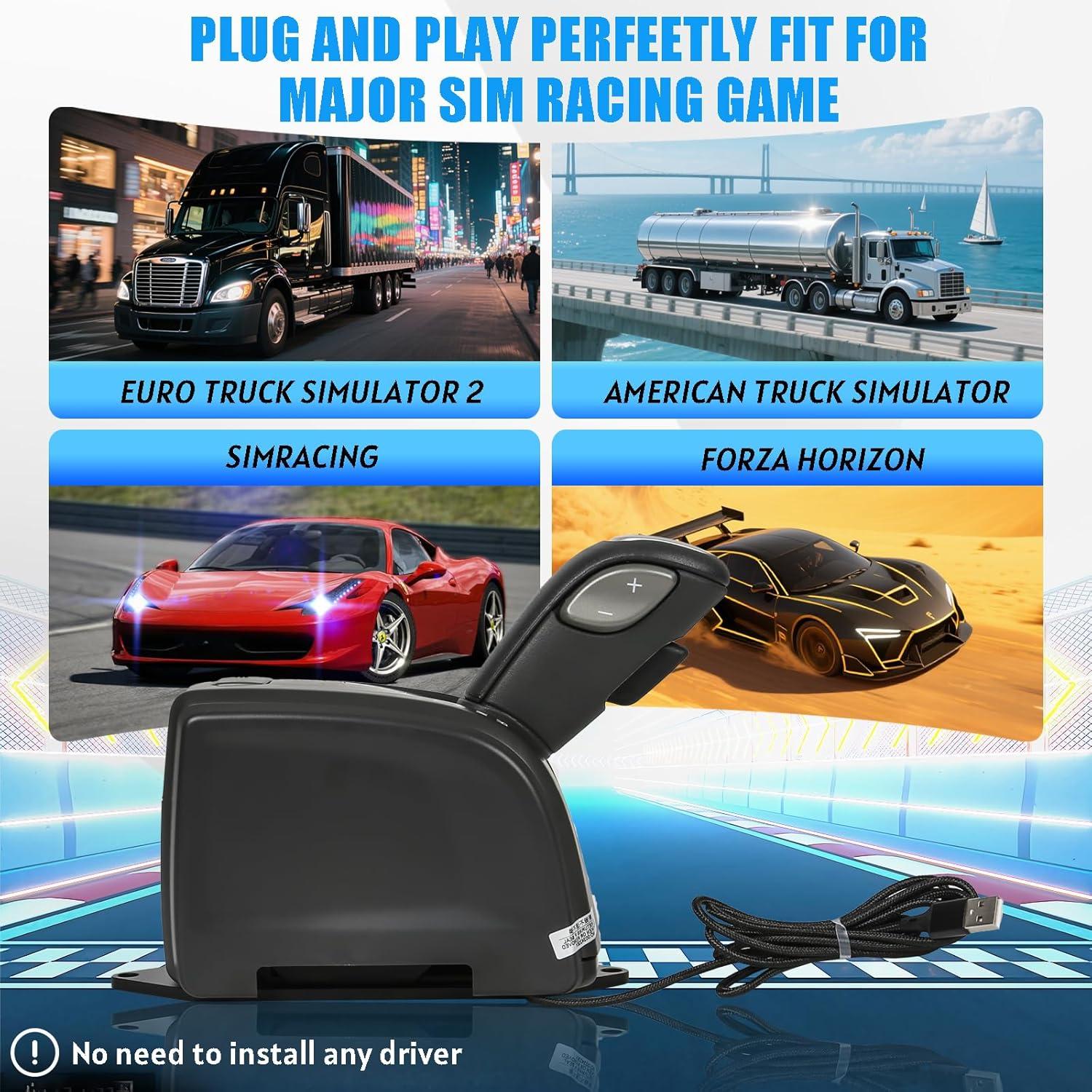 Control de palanca de cambios RYLNOK AT Ultro 3 en 1 USB