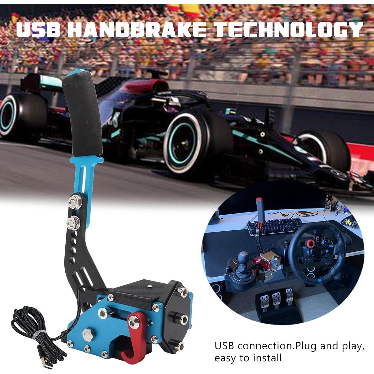 Freno de Mano USB YESHMA 64 Bit para PC - Sensor Hall Sin Contacto