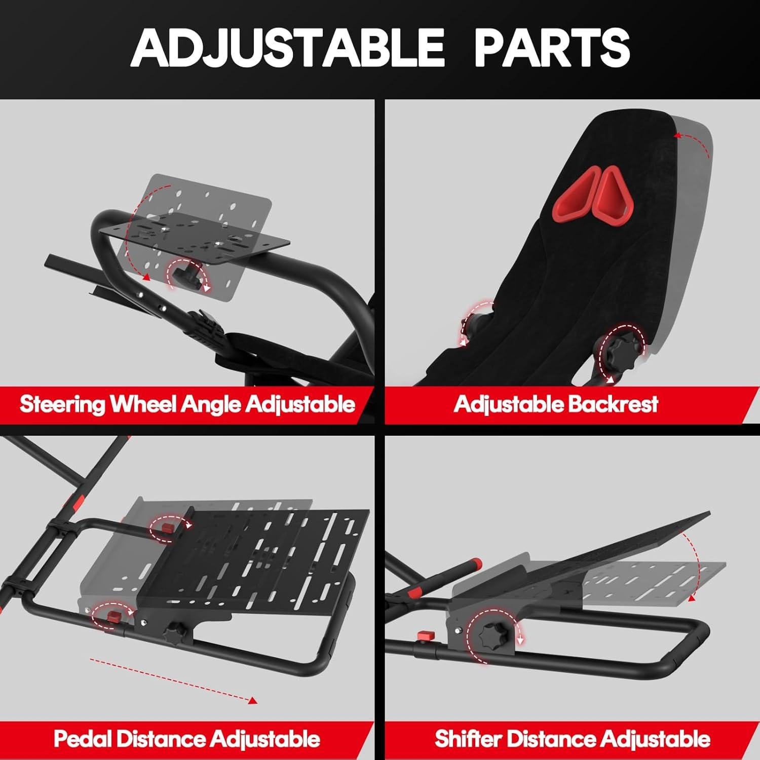 Cockpit de Simulador de Carreras RACGTING para G920/G29/G923/T248/T300RS