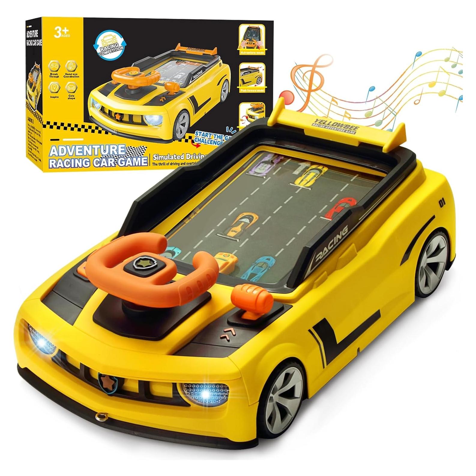 Juguete Volante de Coche DY-GO Interactivo con Música y Luces