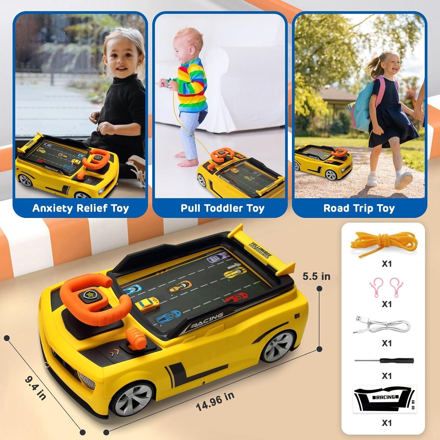 Juguete Volante de Coche DY-GO Interactivo con Música y Luces