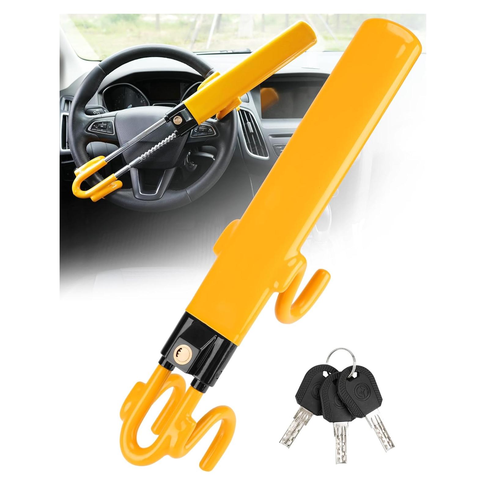 Bloqueo de Volante Antirrobo Tevlaphee - Ajustable 38.9x11.4cm