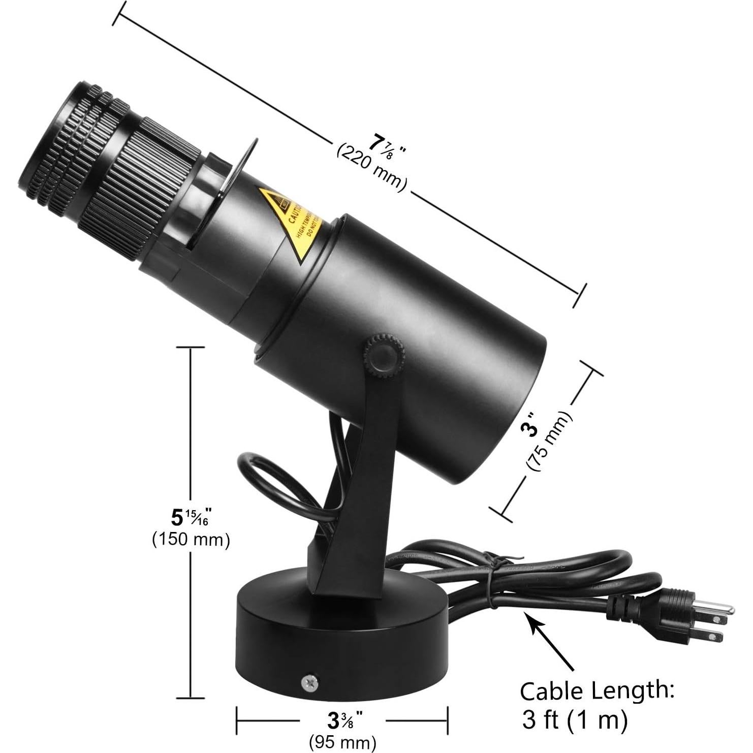 Luz LED Spot 15W MOUNTAIN_ARK Enfoque Manual 4 Aberturas
