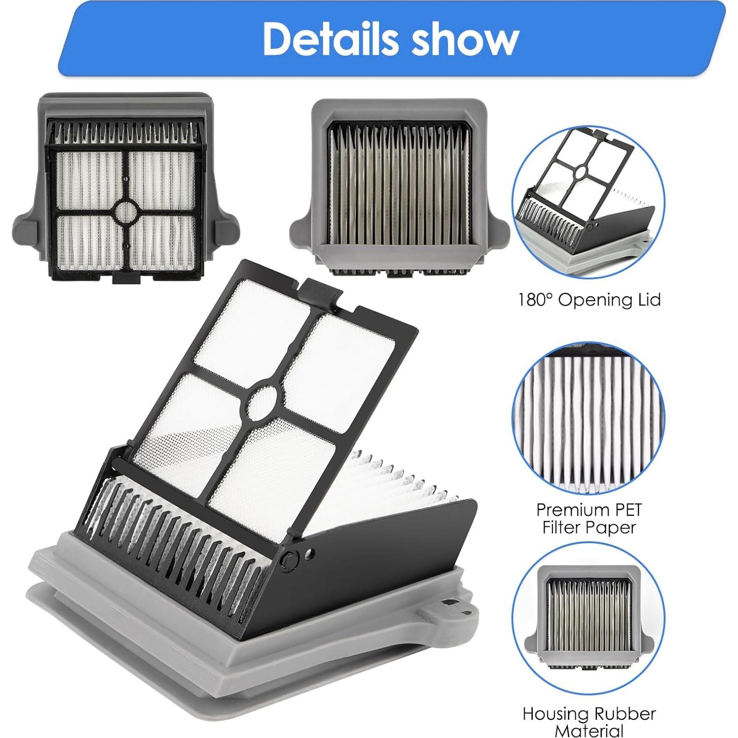 Filtro HEPA 6 Piezas FILTERIST para Tineco ONE S6/S7 PRO