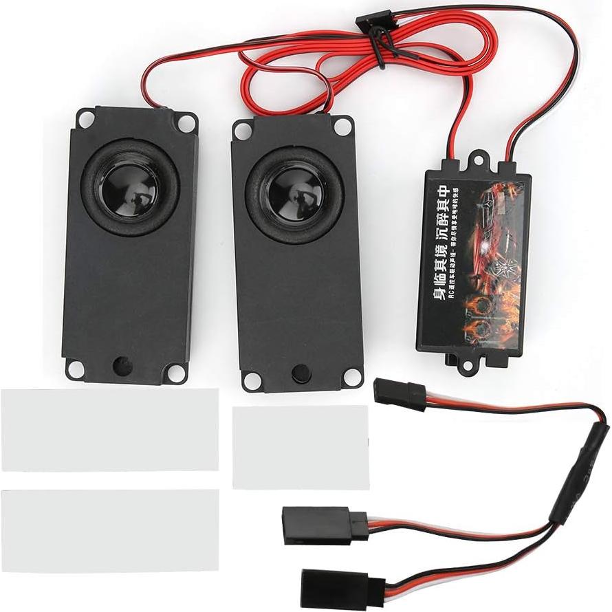 Simulador de Sonido de Motor RC Linxiaojix 1/10 Volumen Ajustable
