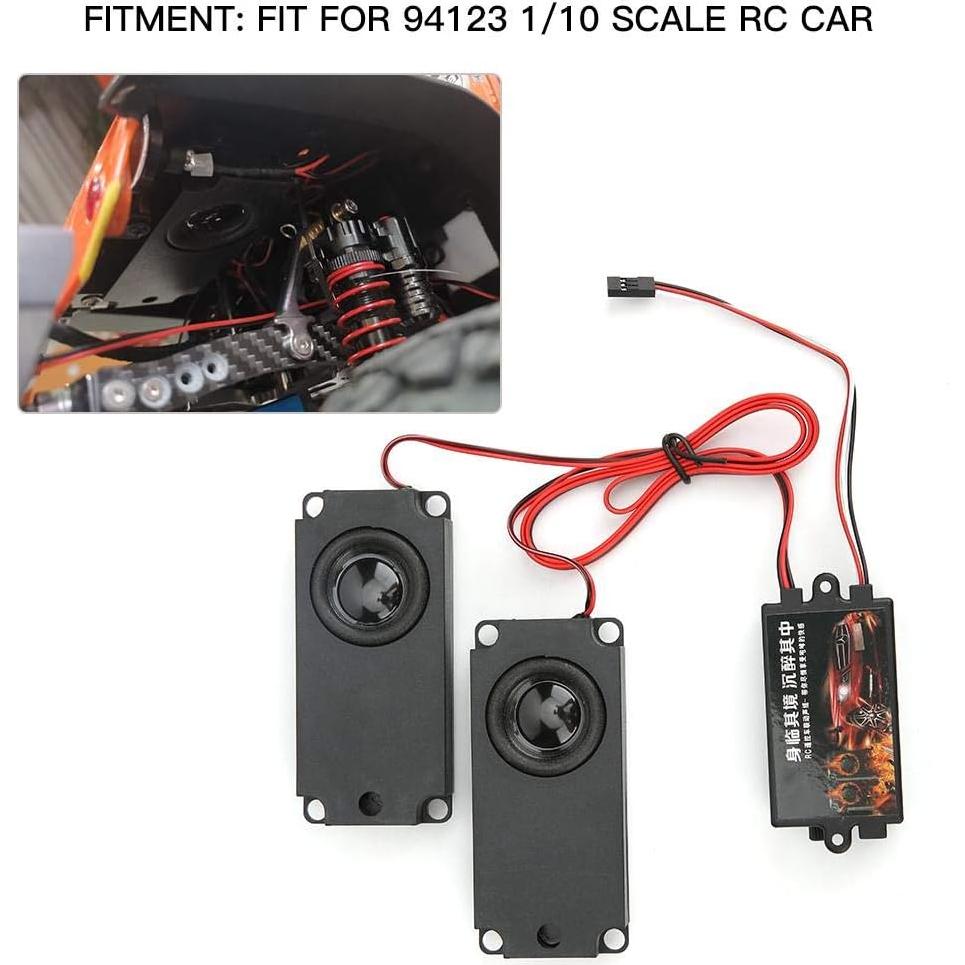 Simulador de Sonido de Motor RC Linxiaojix 1/10 Volumen Ajustable