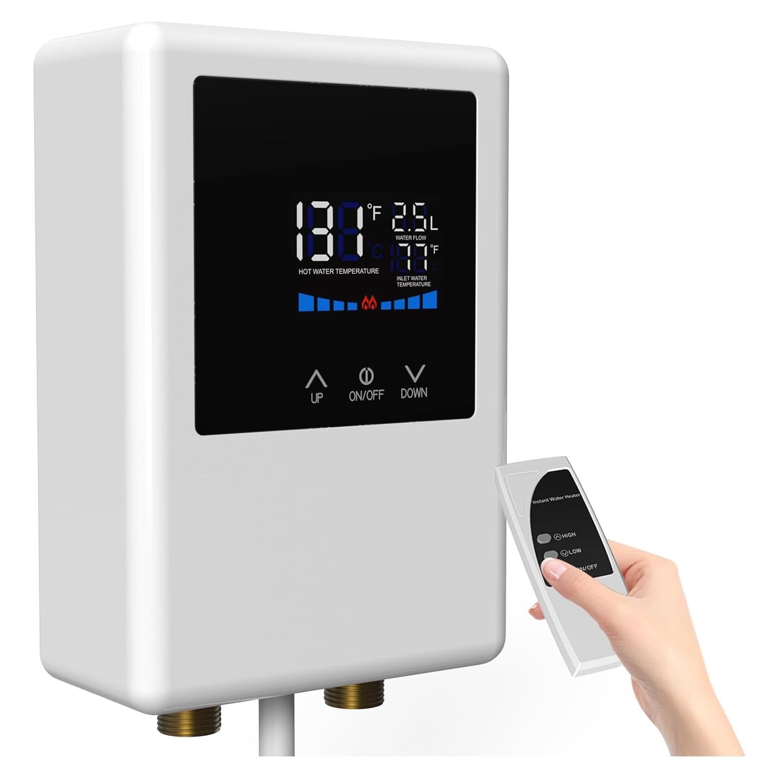 Calentador de Agua Eléctrico Sin Tanque Ganggend 5500W 110V