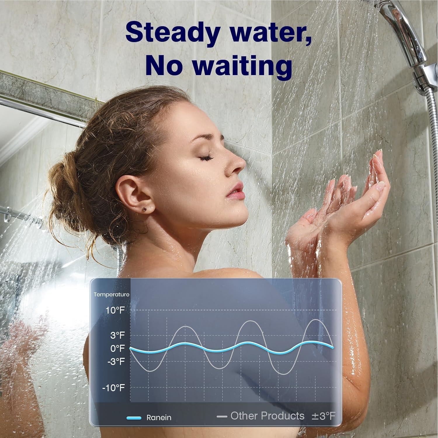 Calentador de Agua Sin Tanque Ranein 3.6 GPM 80,000 BTU Propano