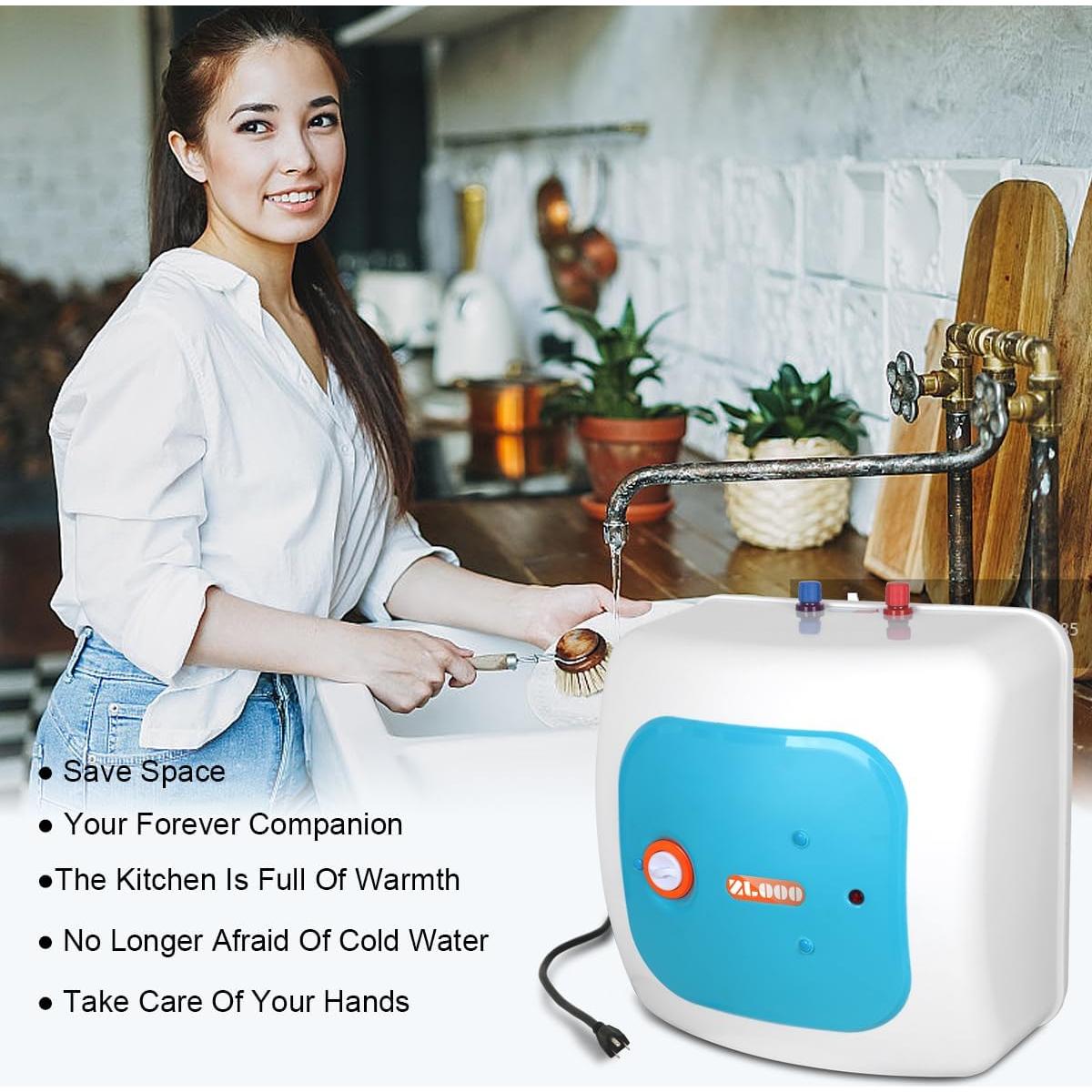 Calentador de Agua Eléctrico Instantáneo OOOJS 30L 1500W