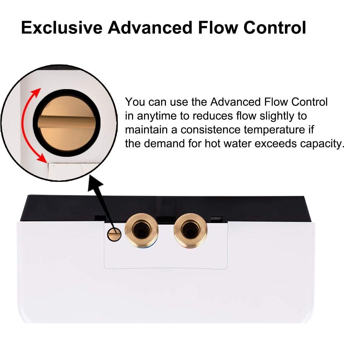 Calentador de Agua Eléctrico Sin Tanque Thermoflow 3.5kW 120V