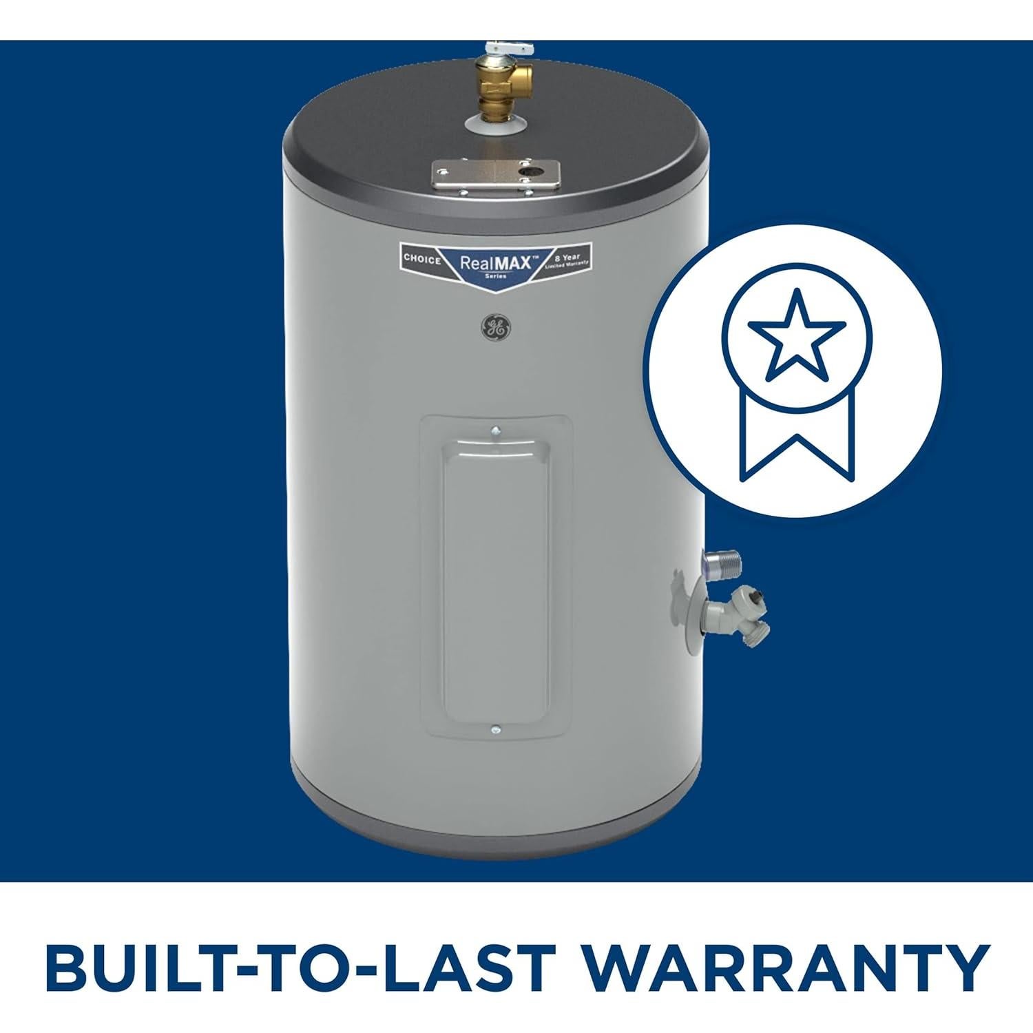 Calentador de Agua Eléctrico GE 37.85L con Termostato Ajustable