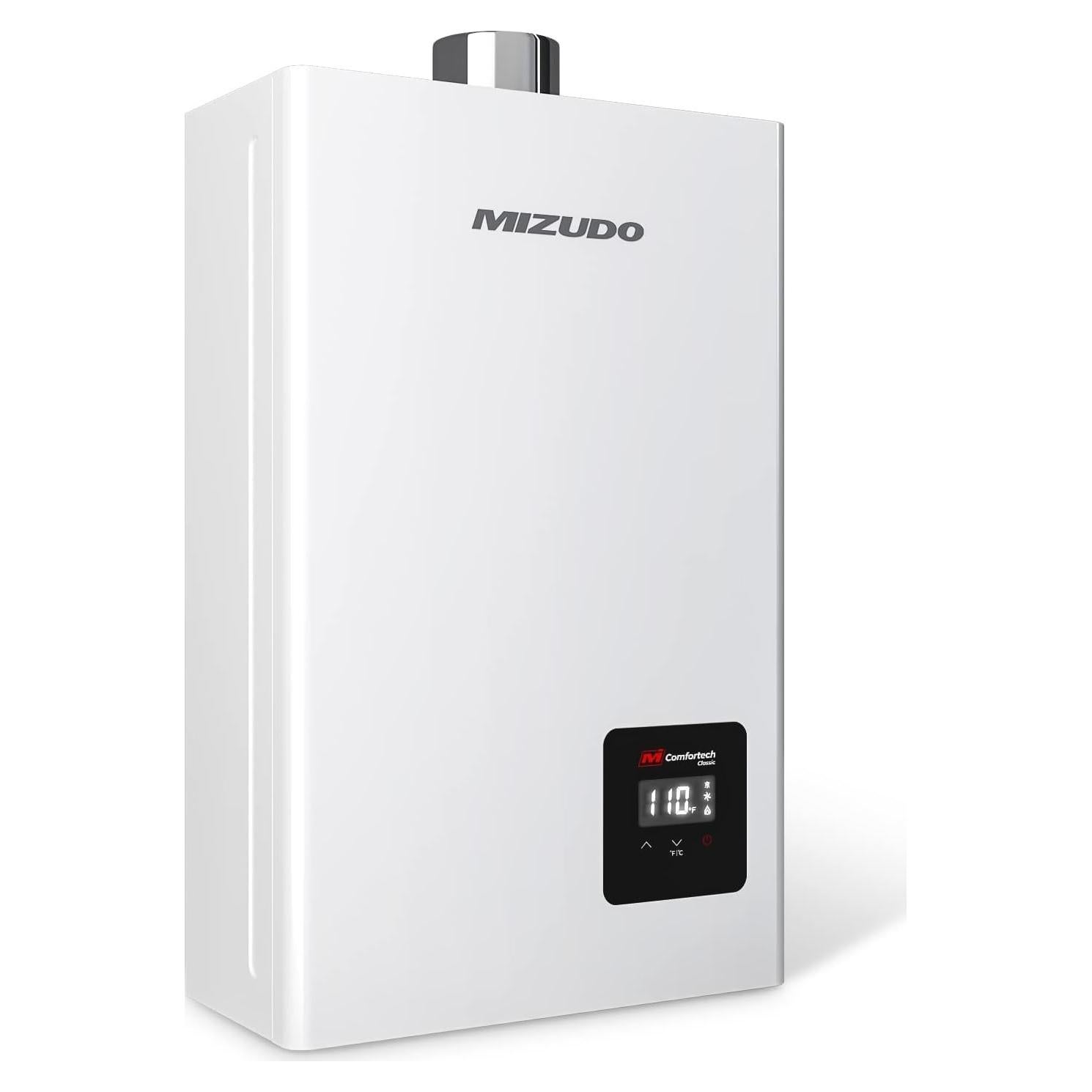 Calentador de Agua Sin Tanque MIZUDO Propano 4.3 GPM 100,000 BTU