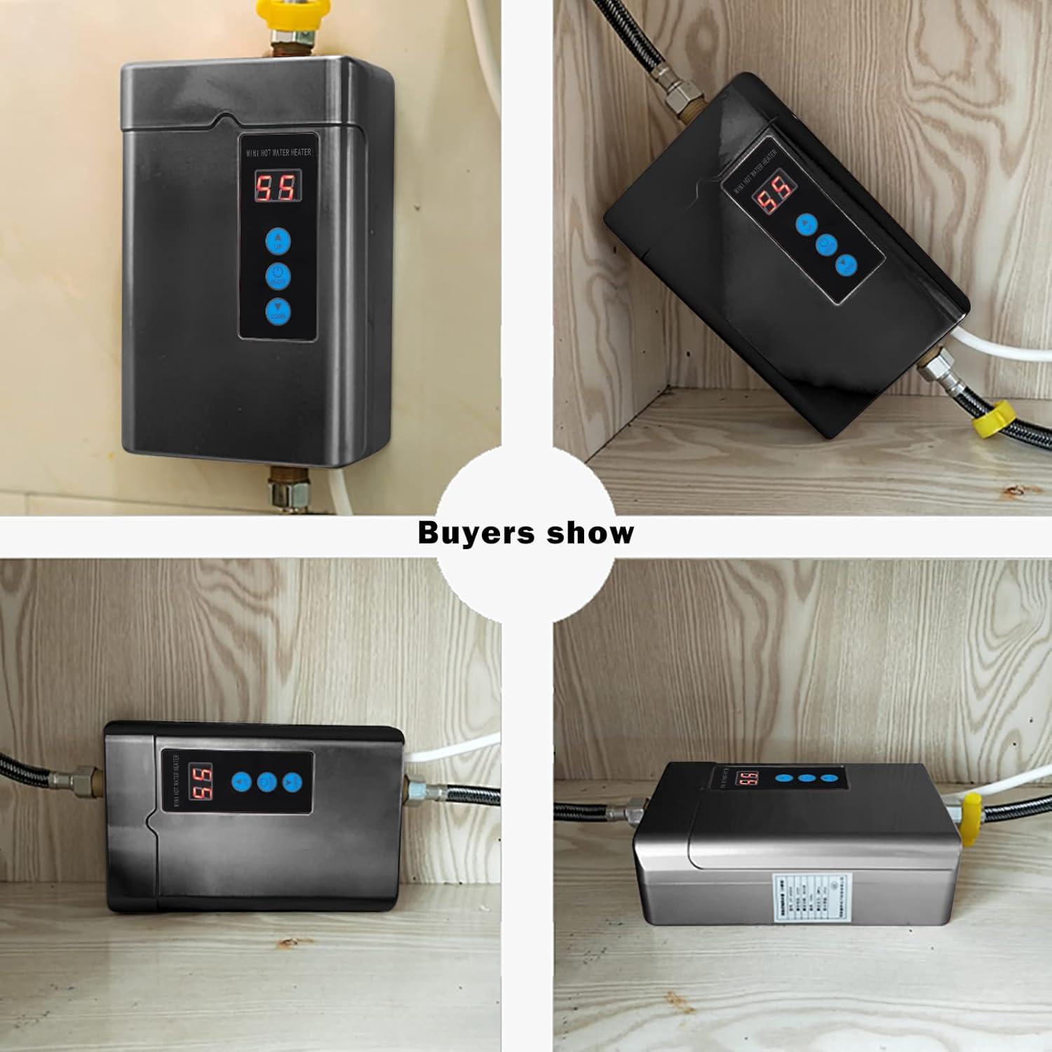 Calentador de Agua Eléctrico Sin Tanque Meefuns 3000W 110V