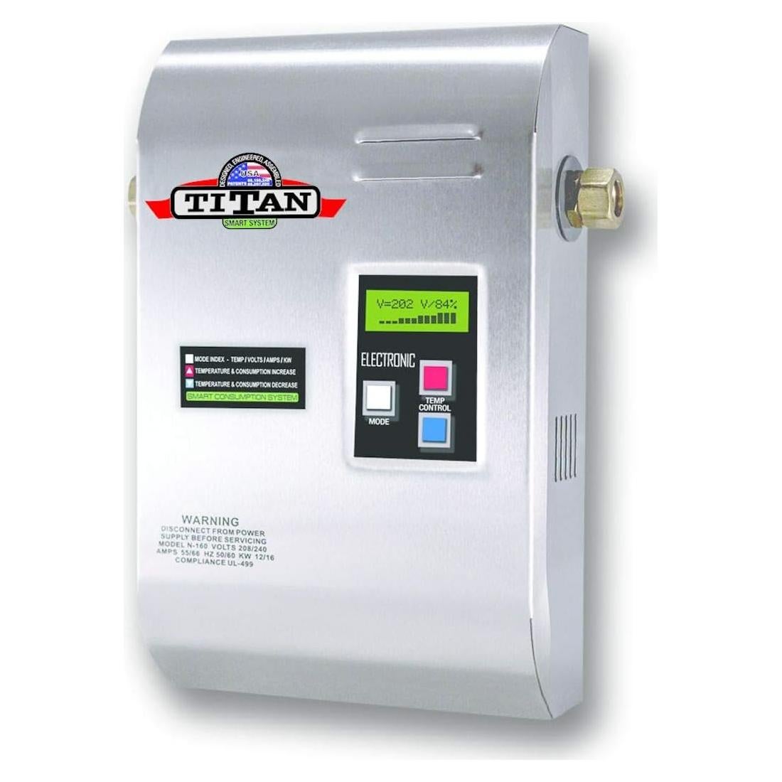 Calentador de Agua Eléctrico Sin Tanque Titan N-160 16 kW