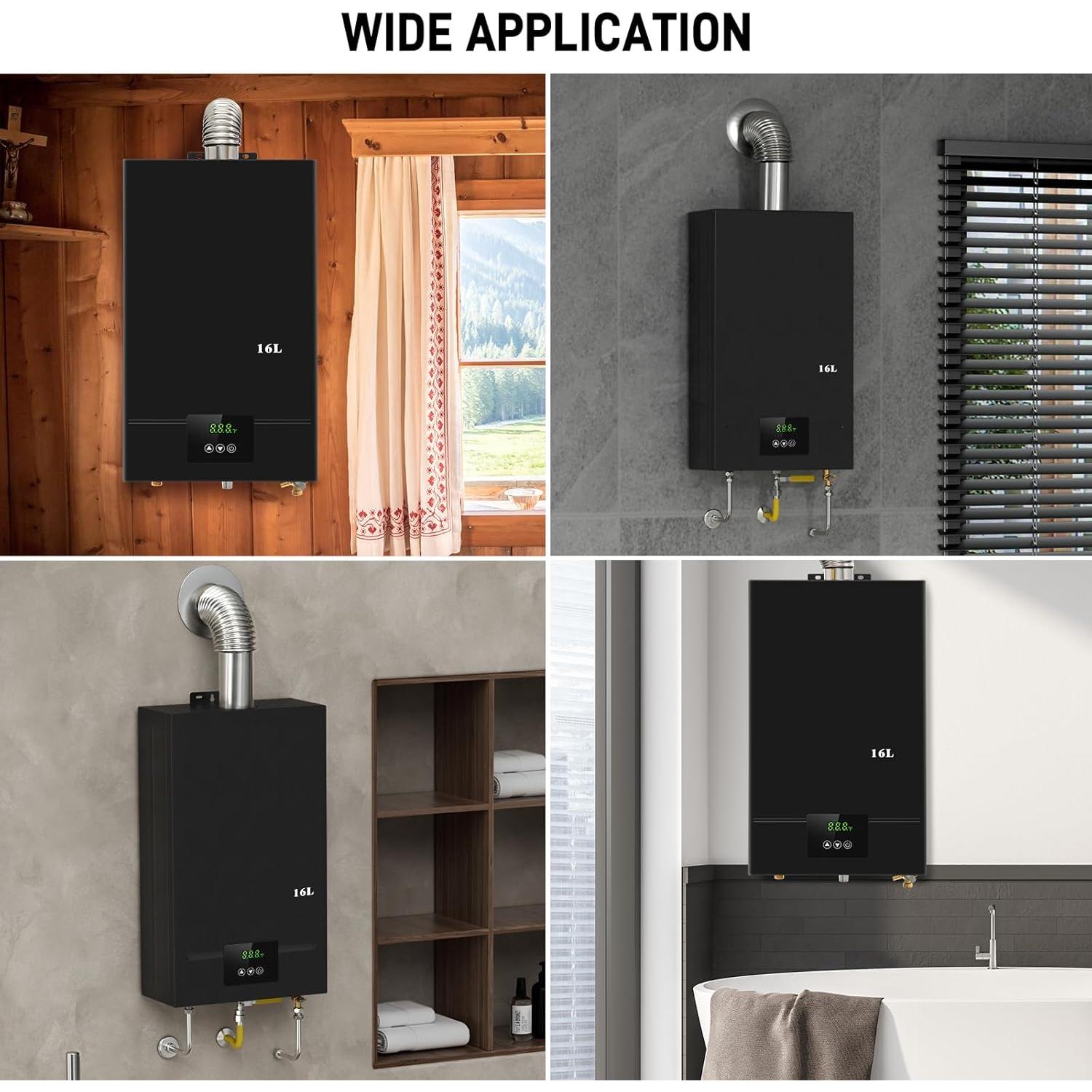 Calentador de Agua Sin Tanque Forimo 16L Gas Natural Digital