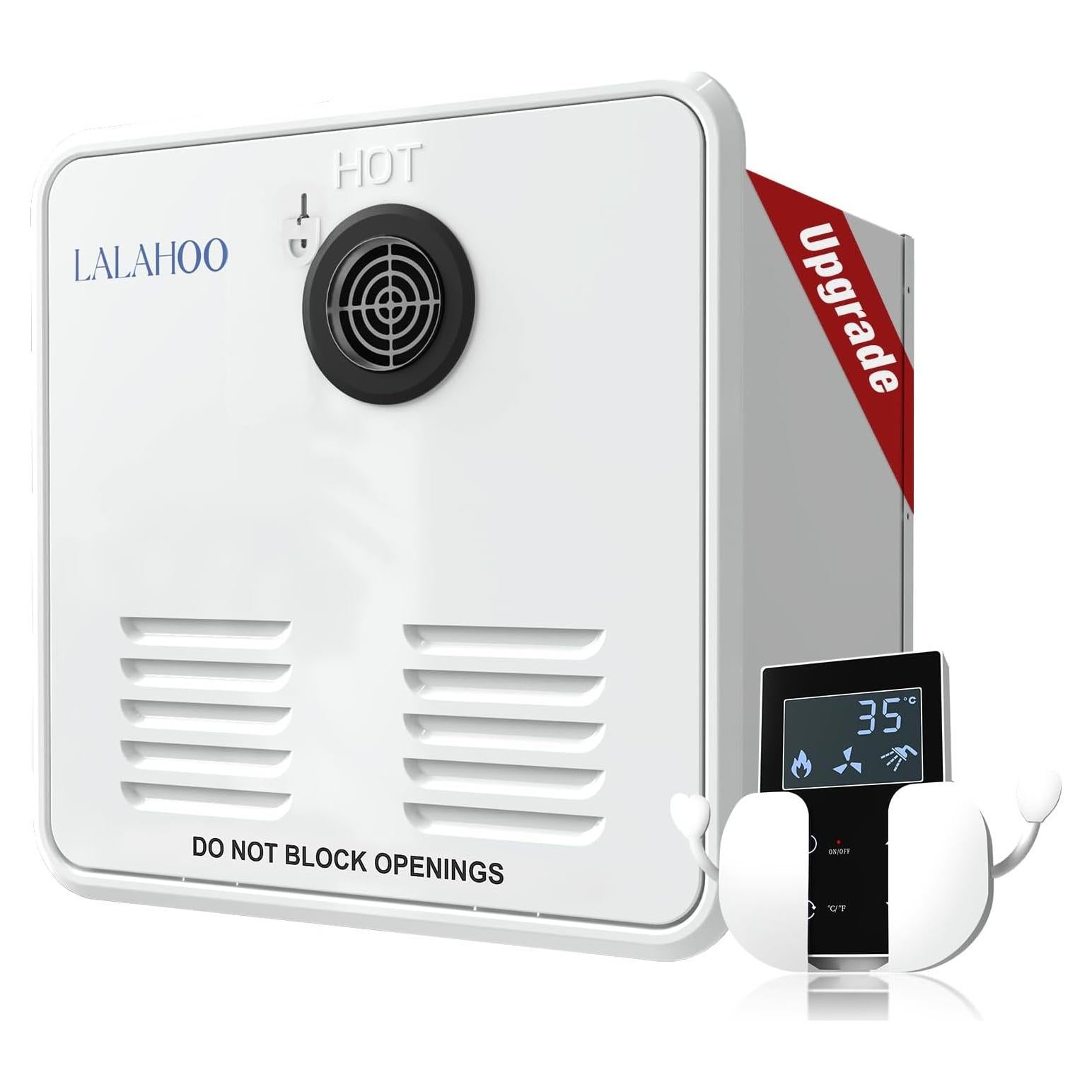 Calentador de Agua Sin Tanque LALAHOO 65000 BTU 3.9 GPM 12V