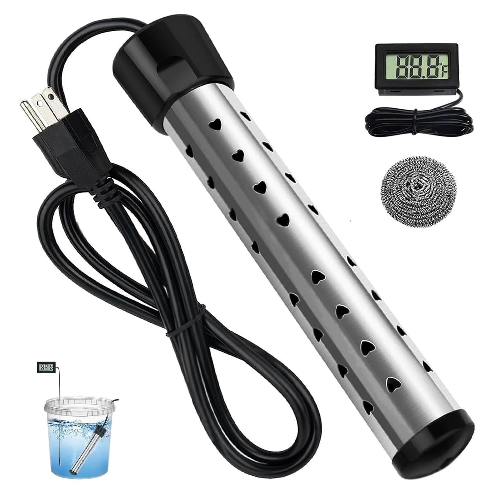 Calentador de Agua Eléctrico Portátil Mastwinsear 2000W 30cm