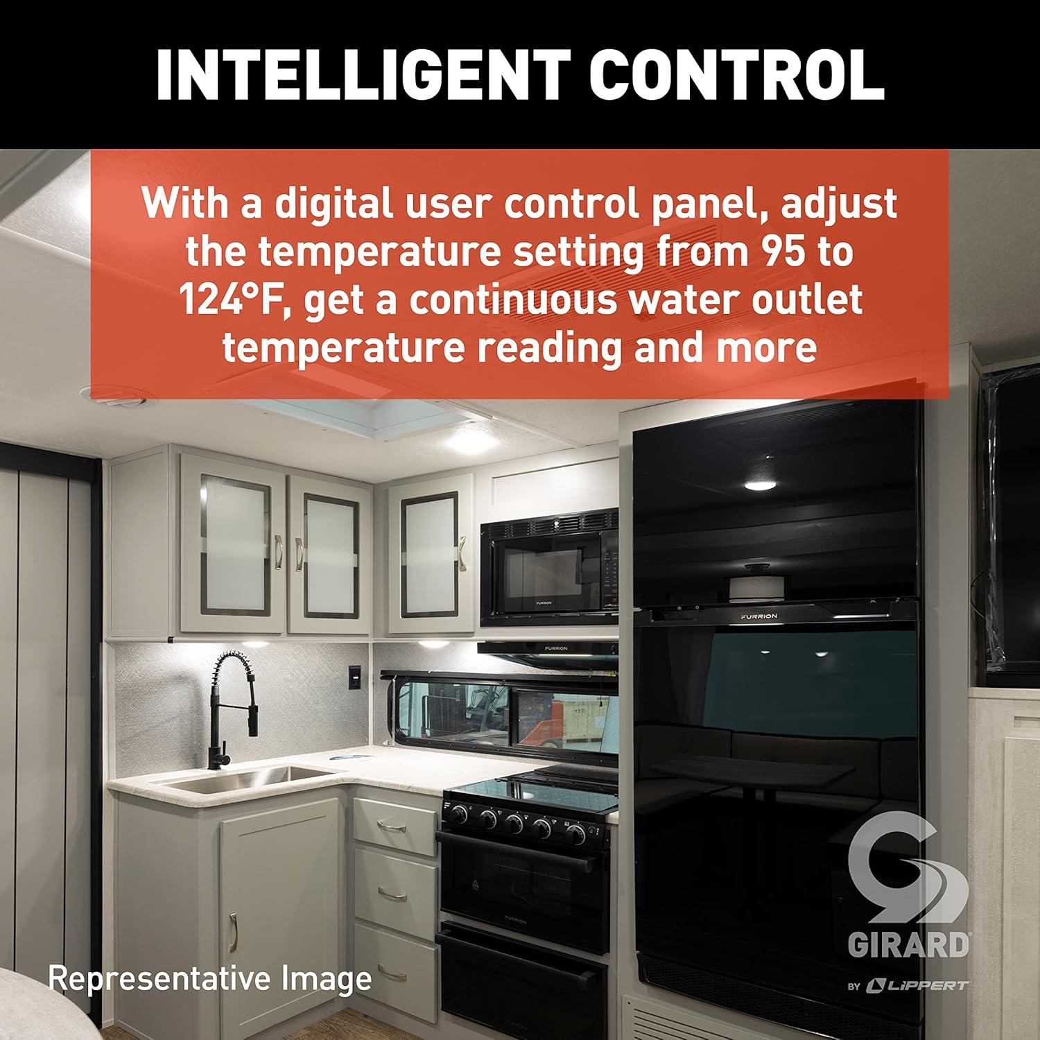 Calentador de Agua Sin Tanque Girard 12V 42000 BTUs para RV