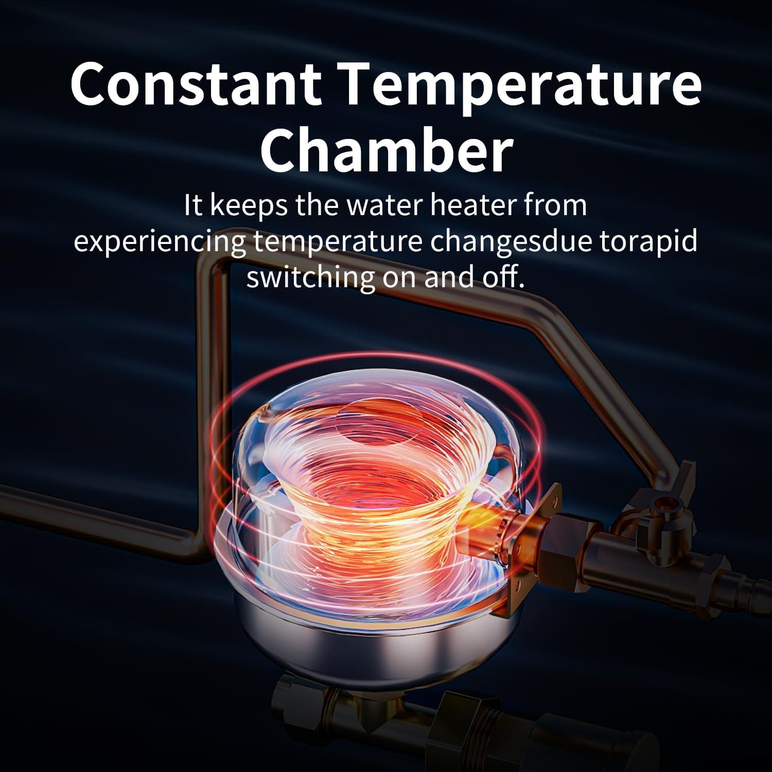 Calentador de Agua Sin Tanque Ranein 65,000 BTU 12V