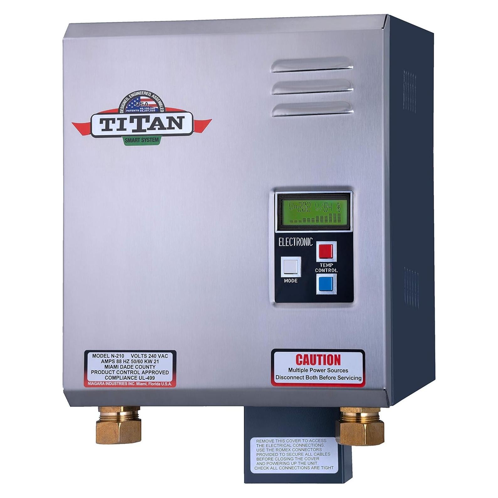 Calentador de Agua Sin Tanque Titan N-210 21 KW Acero