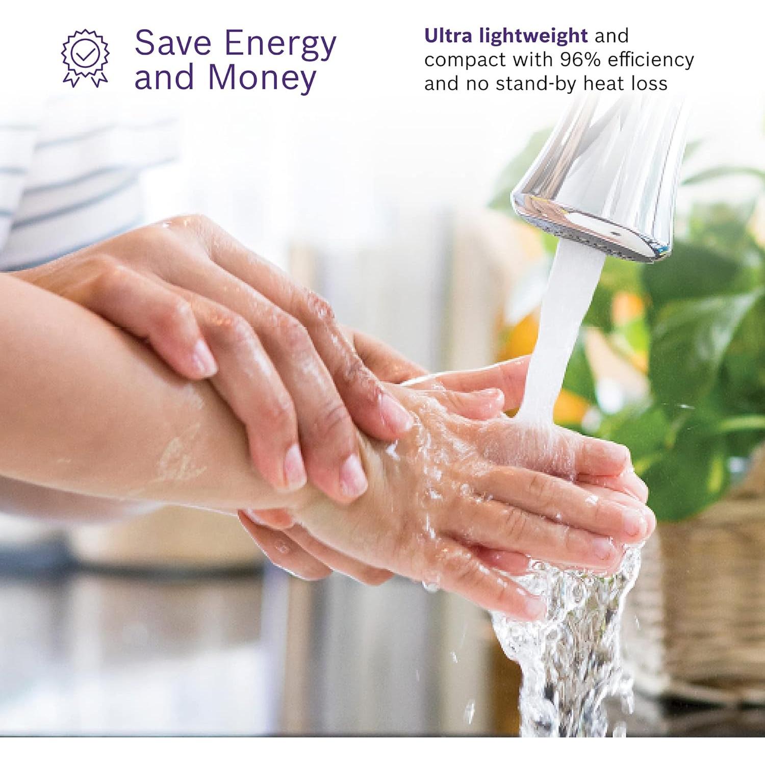 Calentador de Agua Eléctrico Sin Tanque Bosch 6.5 kW Blanco