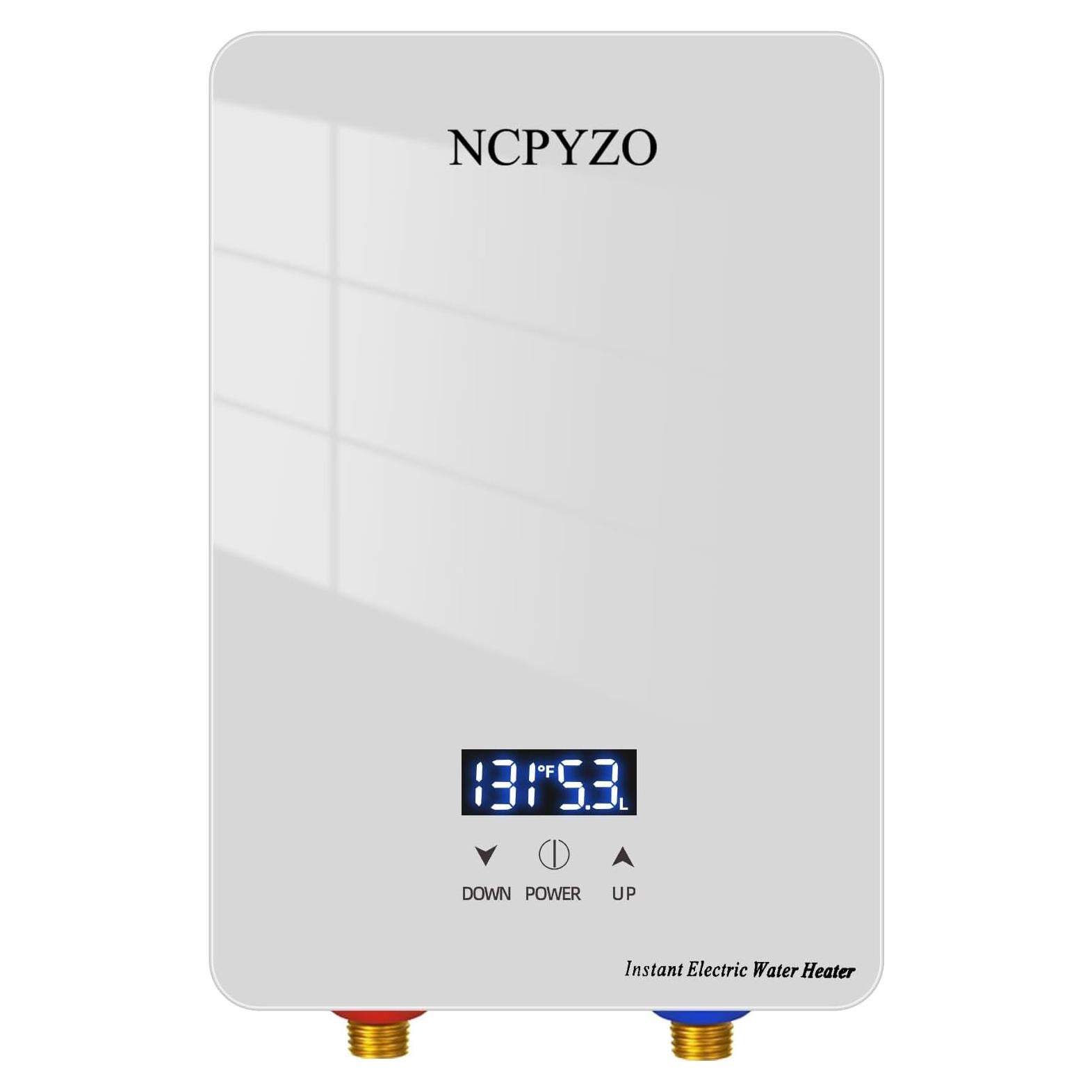 Calentador de Agua Eléctrico Instantáneo NCPYZO 6500W 240V