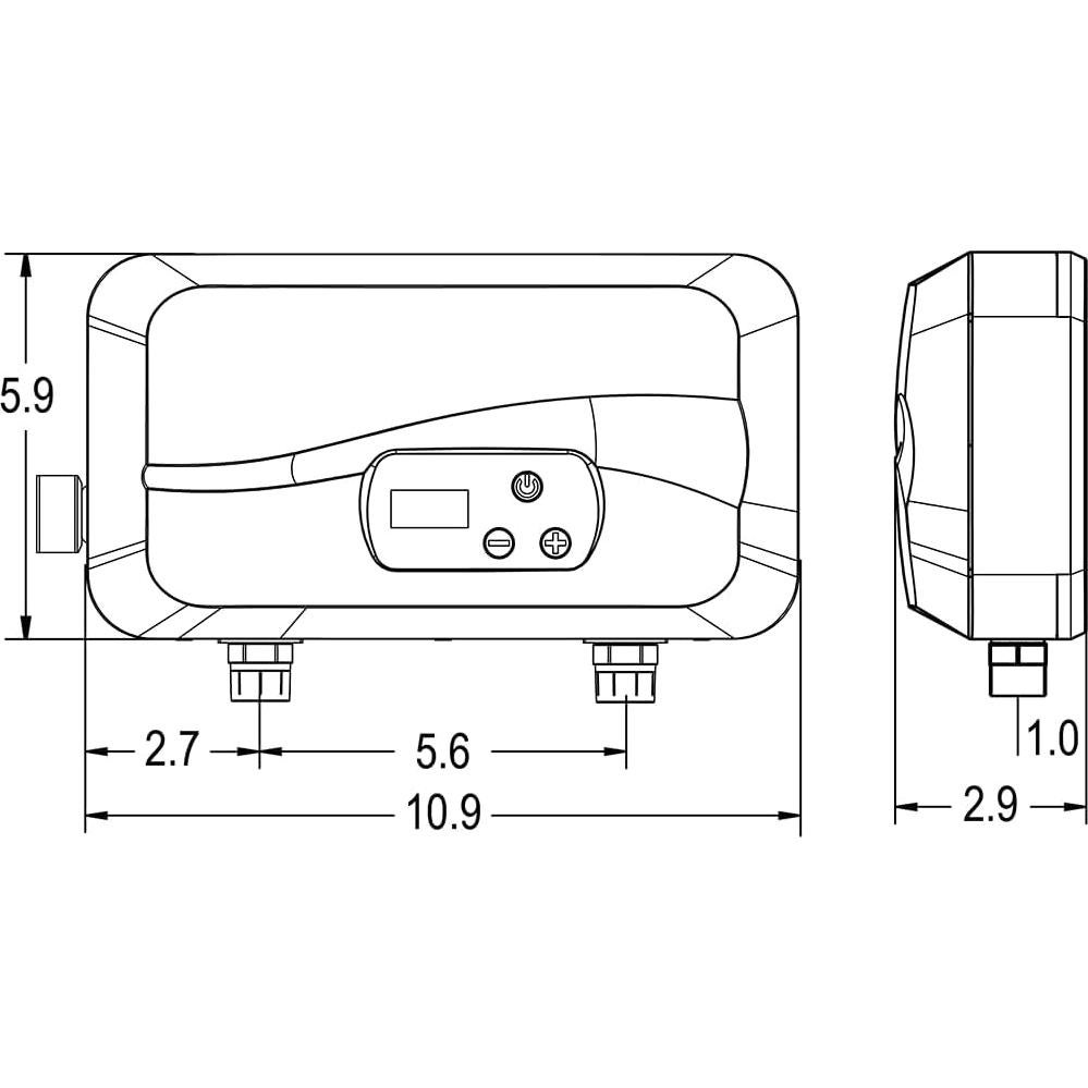 Calentador de Agua Eléctrico EcoSmart POU 6T 6.5kW 240V