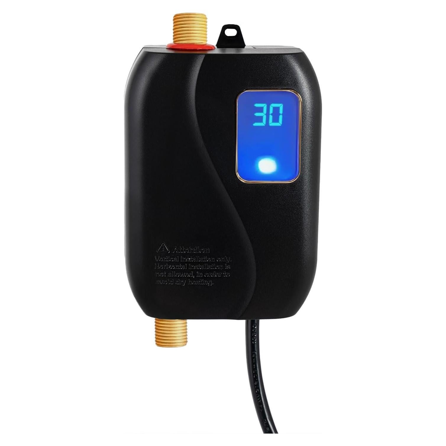 Calentador de Agua Instantáneo WEMAKMAK 3000W 110V Compacto