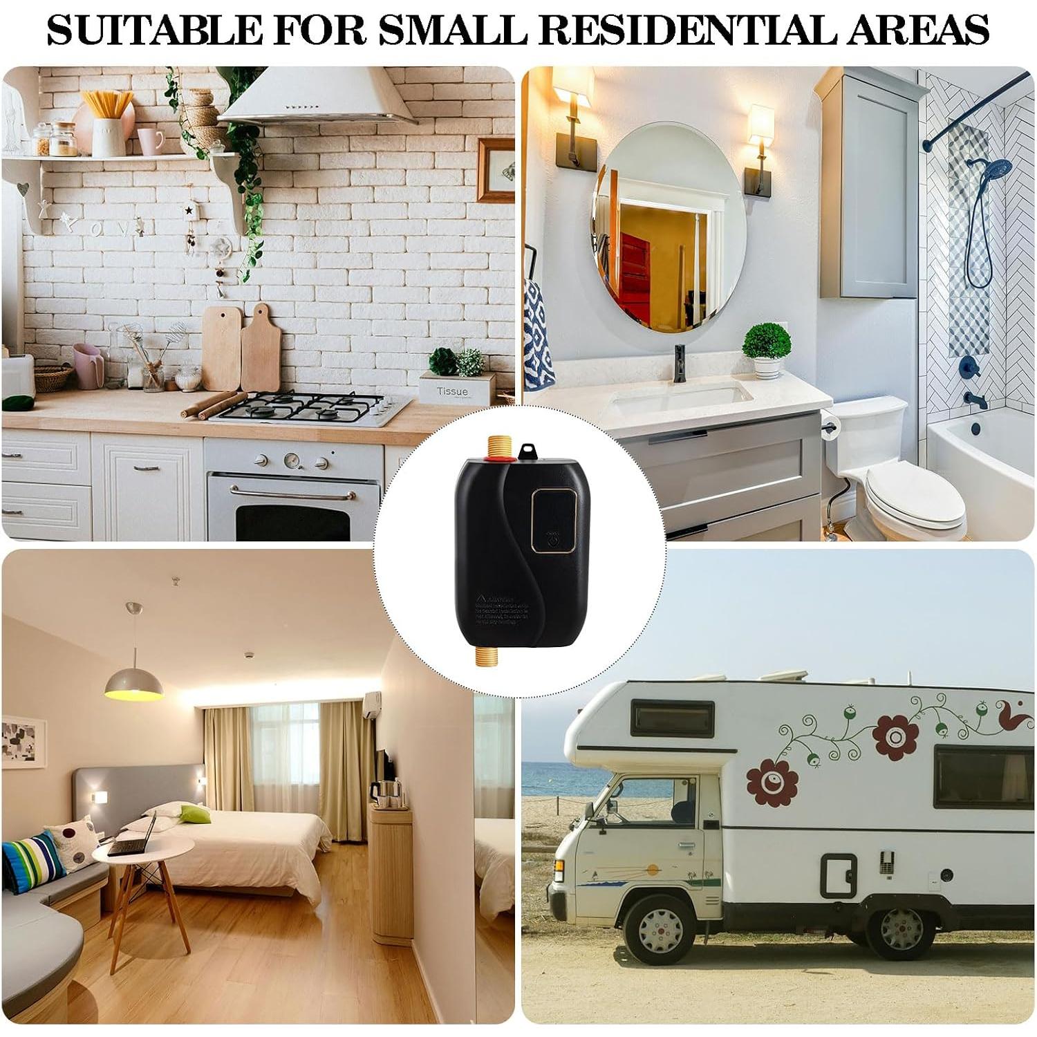 Calentador de Agua Instantáneo WEMAKMAK 3000W 110V Compacto