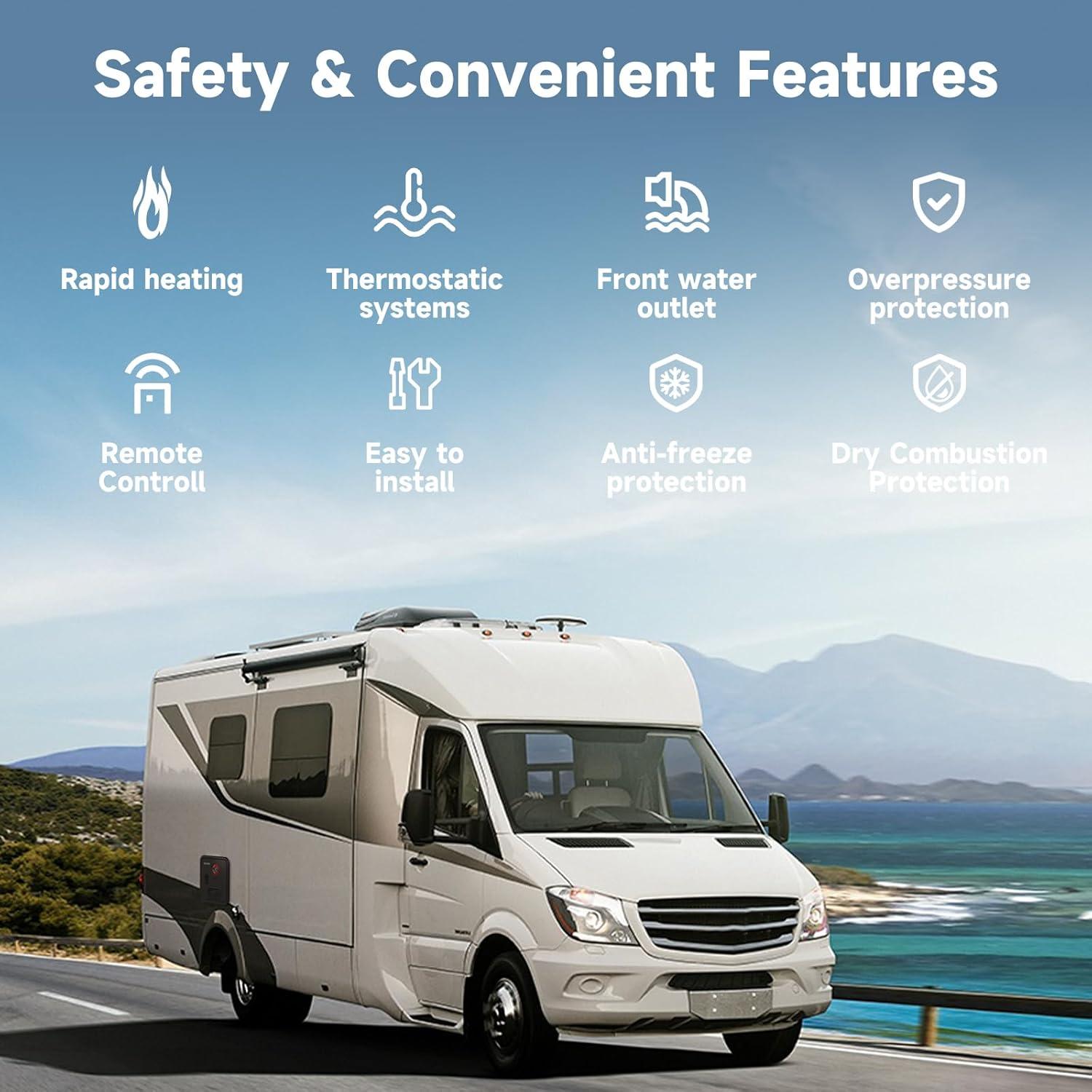 Calentador de Agua Instantáneo OEVANT 55,000 BTU Gas Propano