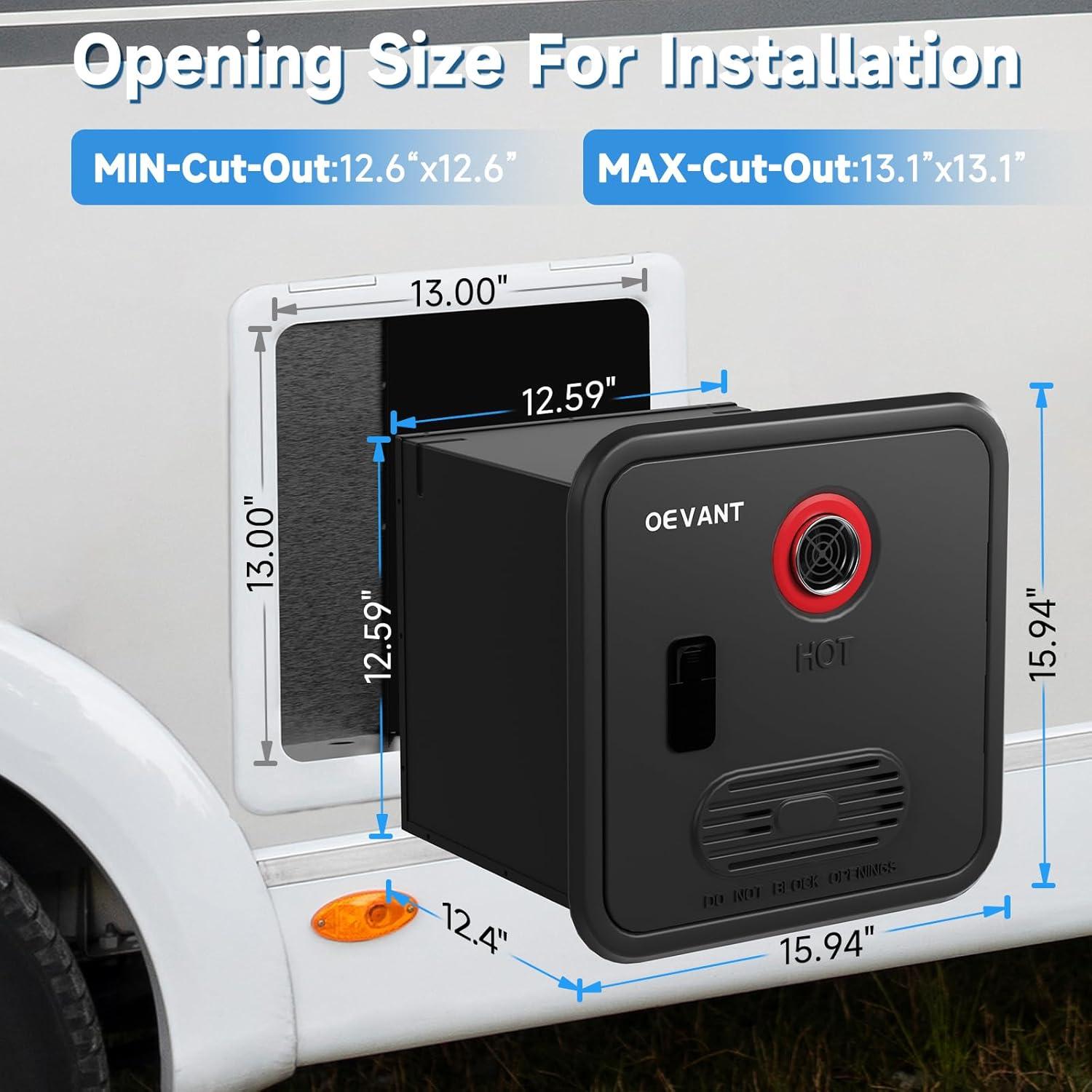 Calentador de Agua Instantáneo OEVANT 55,000 BTU Gas Propano