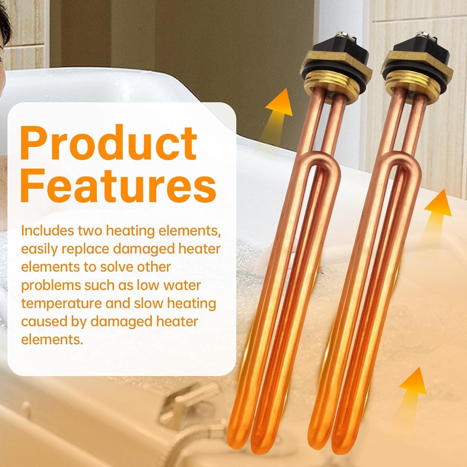 Elemento Calentador Agua Eléctrico DuckcowsC HE 55220 5500W