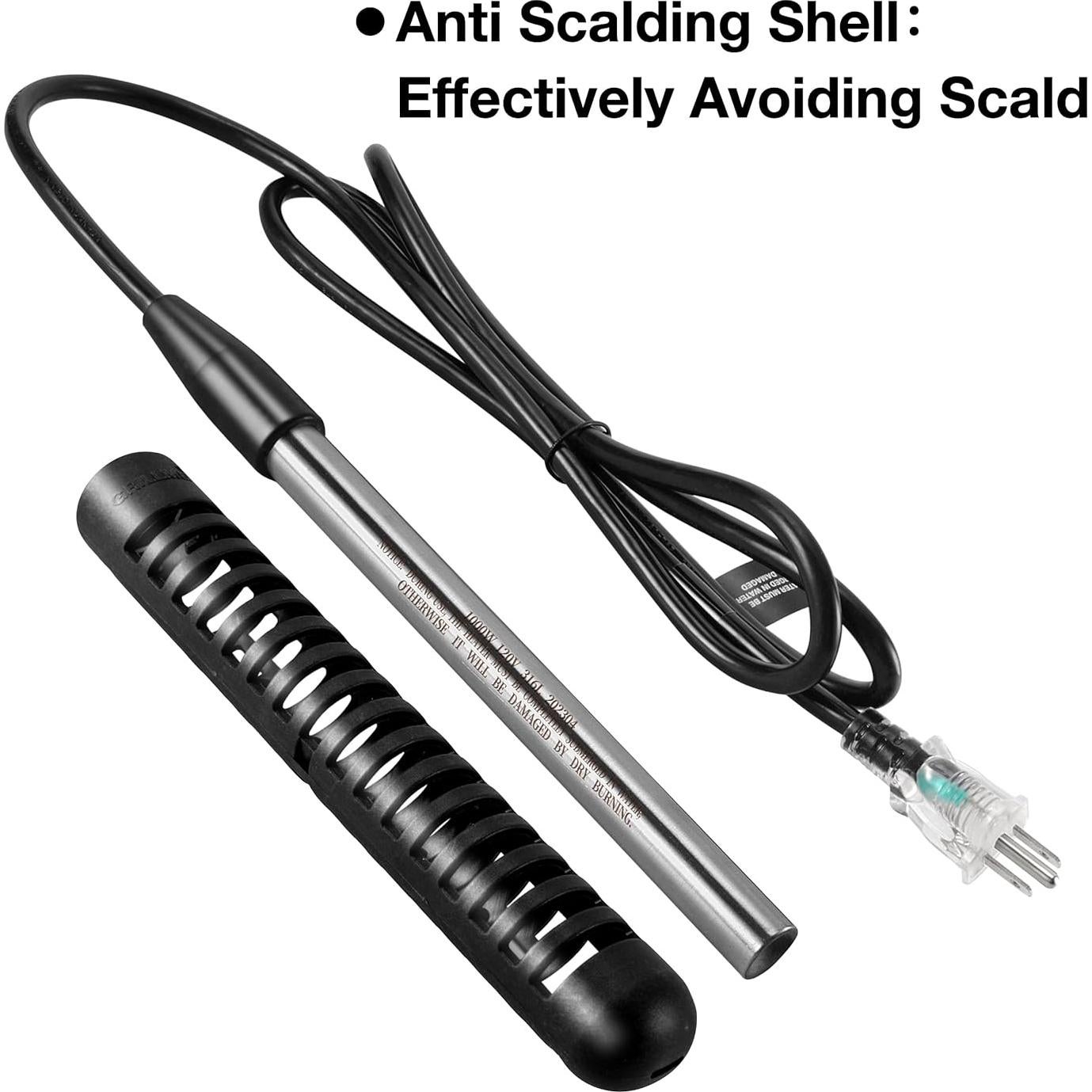 Calentador de Agua Inmerso GRILLME 1000W 316L Portátil