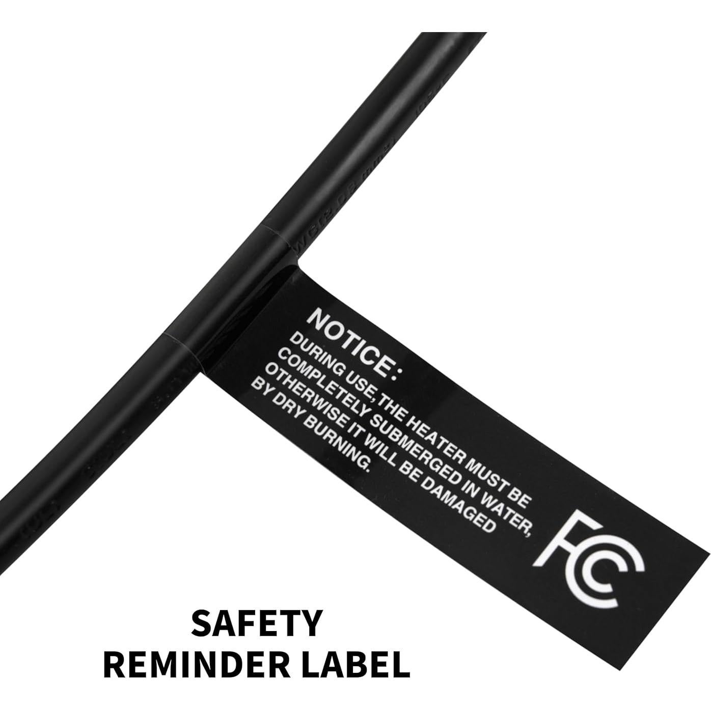 Calentador de Agua Inmerso GRILLME 1000W 316L Portátil