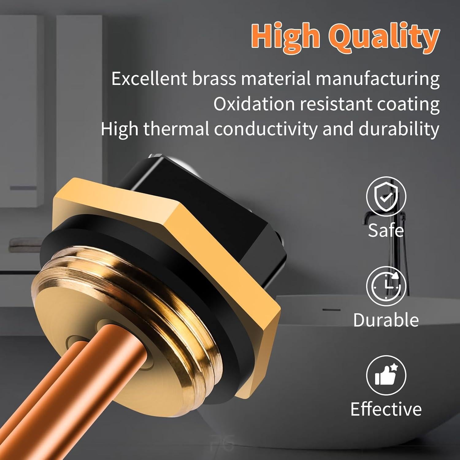 Elemento Calentador de Agua Dgqtrx HE 90240 240V 9000W