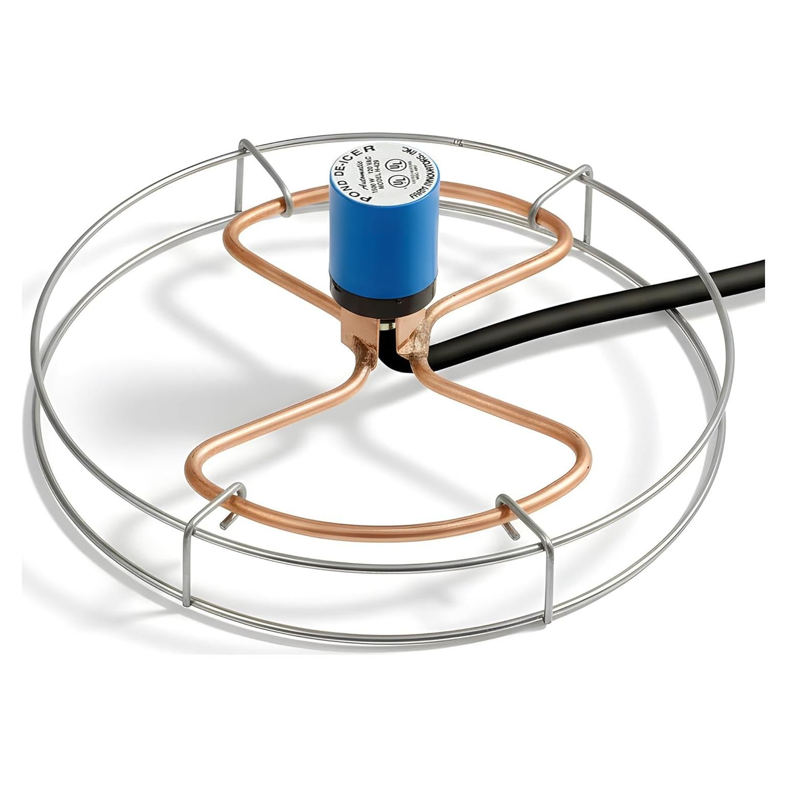 Calentador de agua sumergible 1500W Farm Innovators con termostato