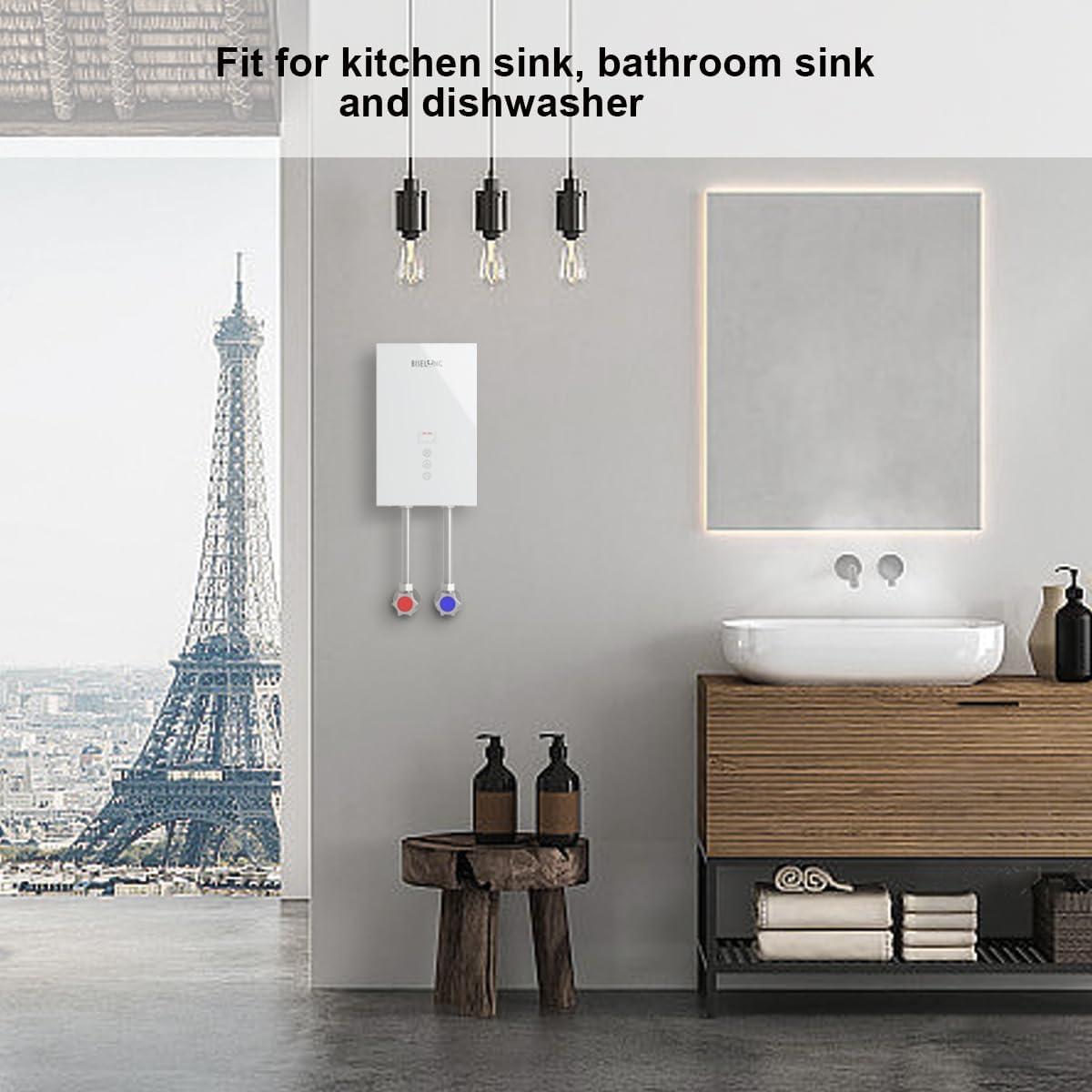 Calentador de Agua Instantáneo Eléctrico BISELONG 3.5kW 120V