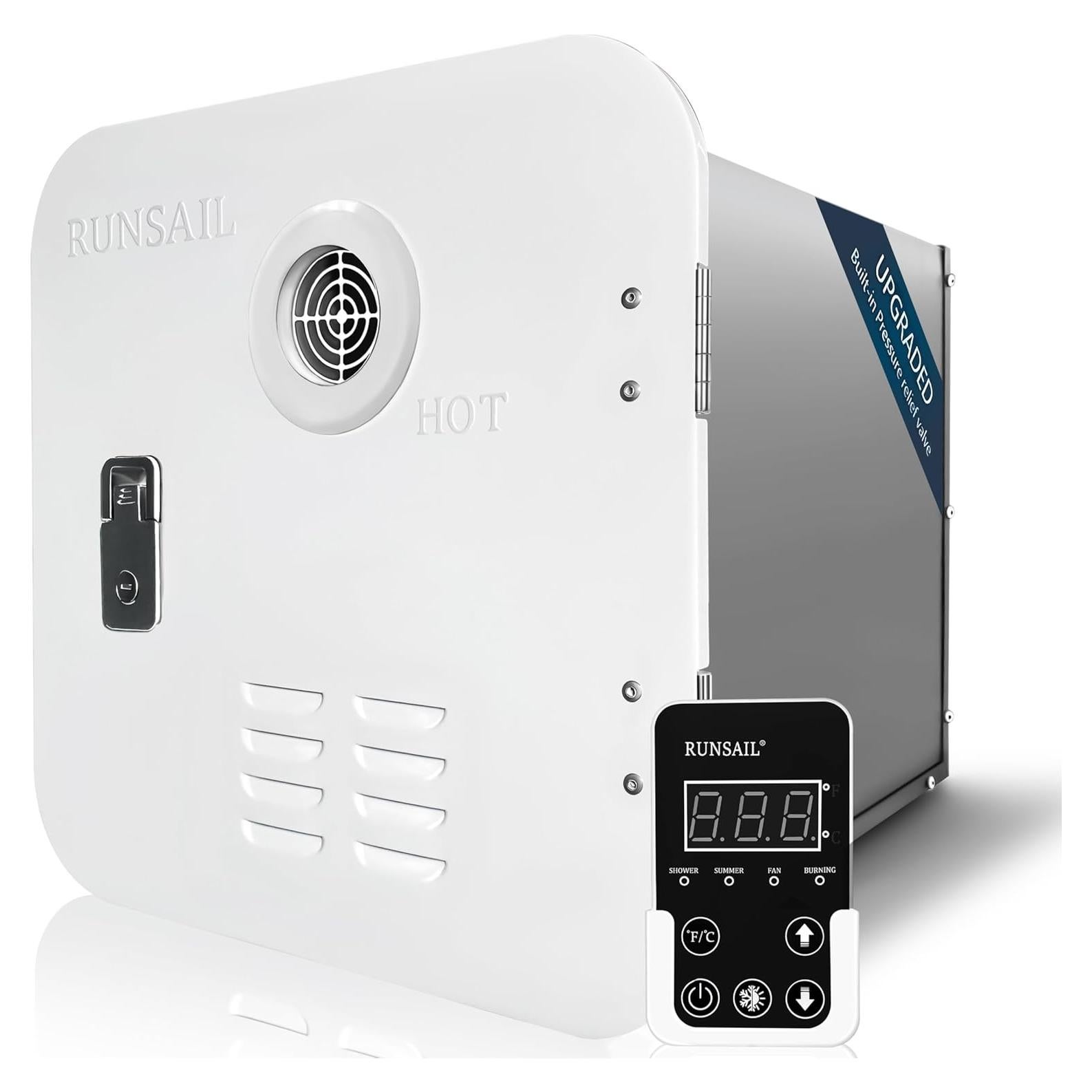 Calentador de Agua Sin Tanque RUNSAIL 65,000 BTU para RV