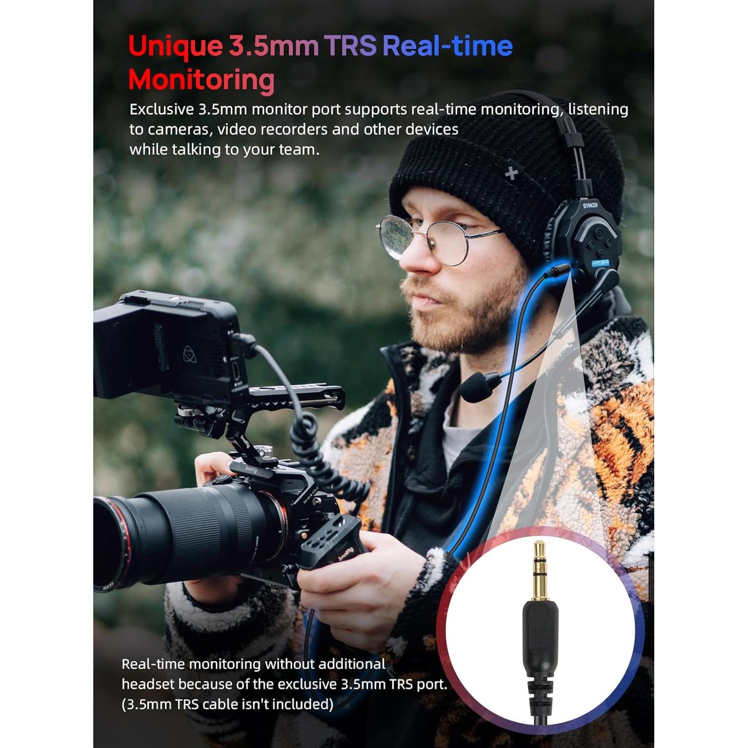 Auriculares Inalámbricos SYNCO XTALK X2 para Comunicación 2 Personas