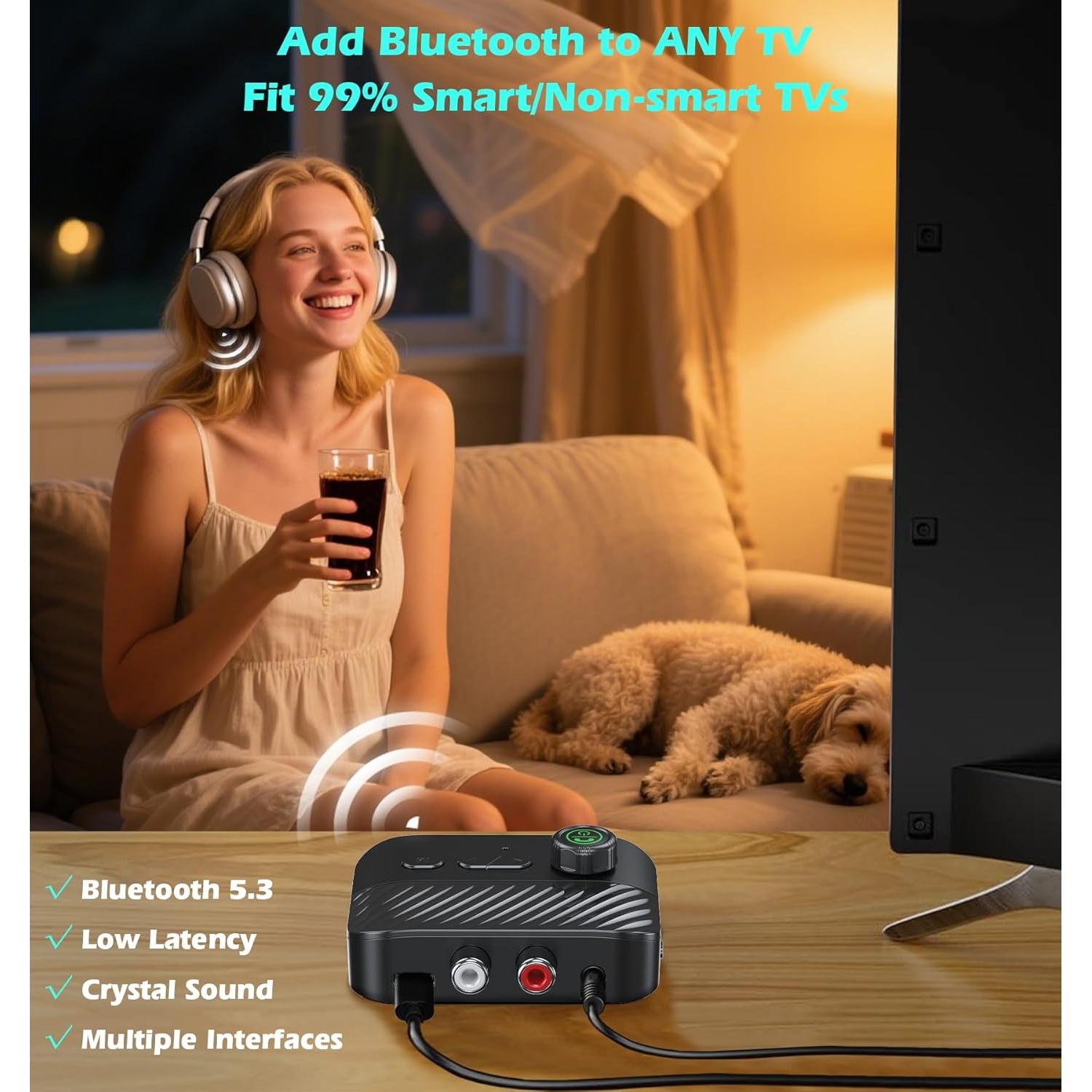 Transmisor Bluetooth KAIY C68 para TV a Auriculares 99.7g