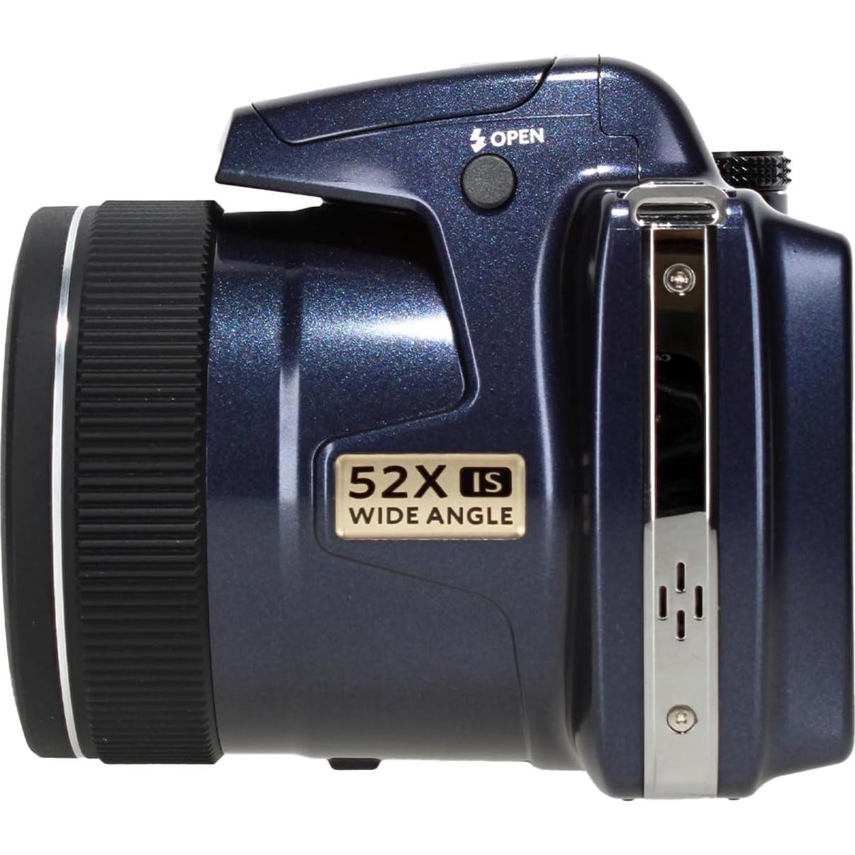 Cámara Digital KODAK PIXPRO AZ528 16MP 52x Zoom Wi-Fi Azul