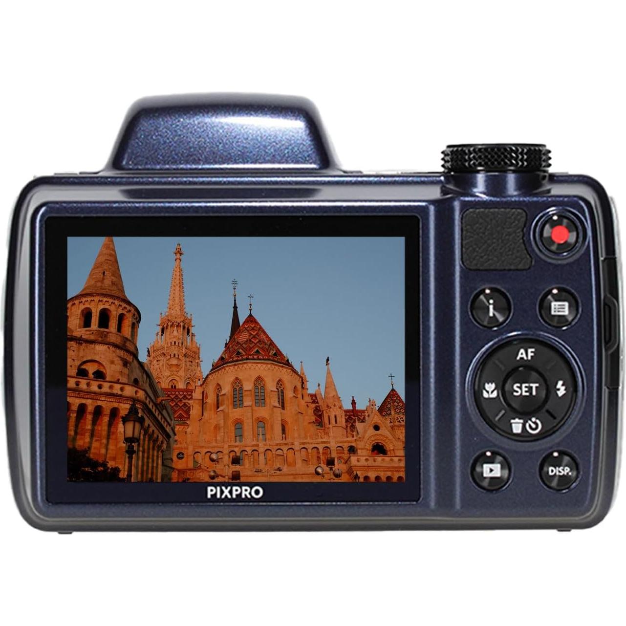 Cámara Digital KODAK PIXPRO AZ528 16MP 52x Zoom Wi-Fi Azul