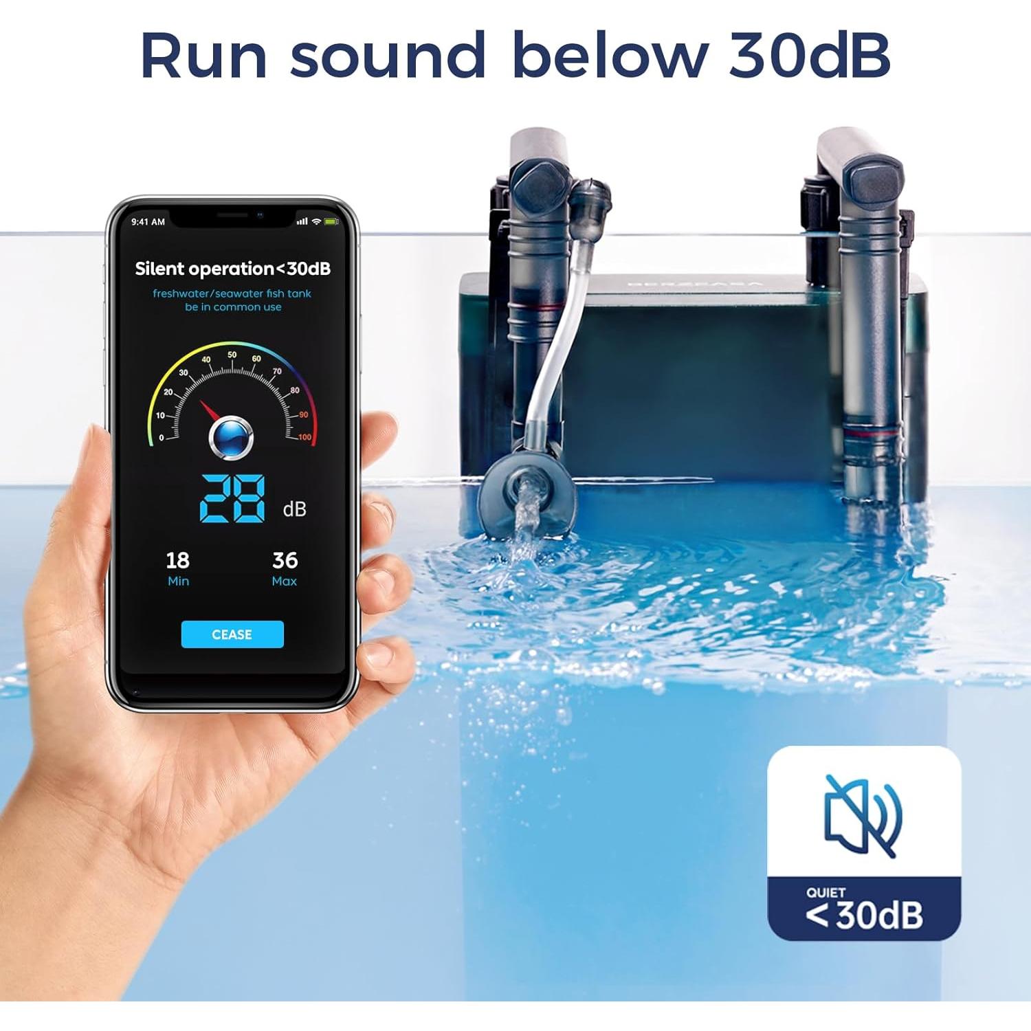 Filtro de Acuario Berzfasa BX680 680L/h para 75-151L