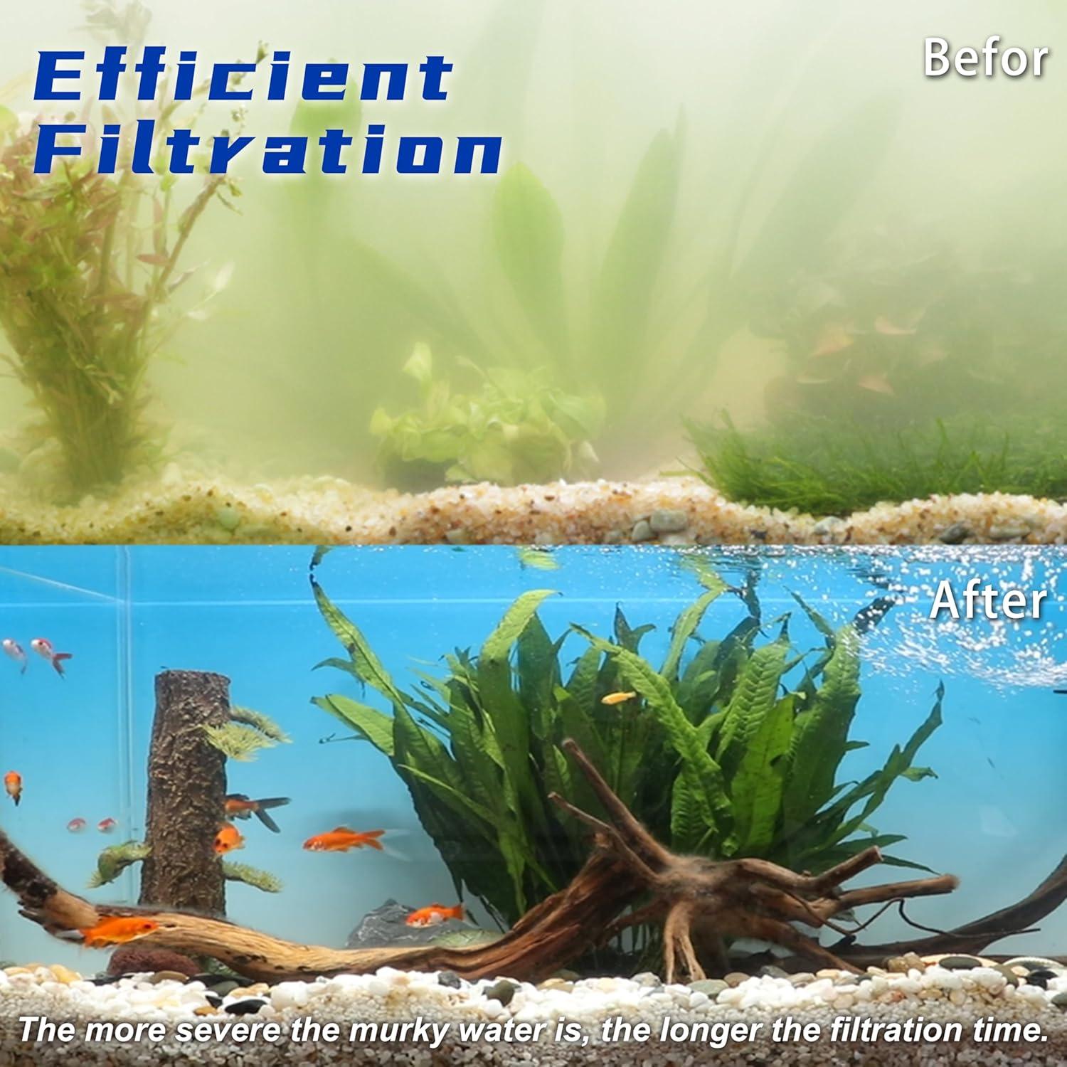 Filtro de Acuario Coospider 100-300 Galones 660GPH Esponja