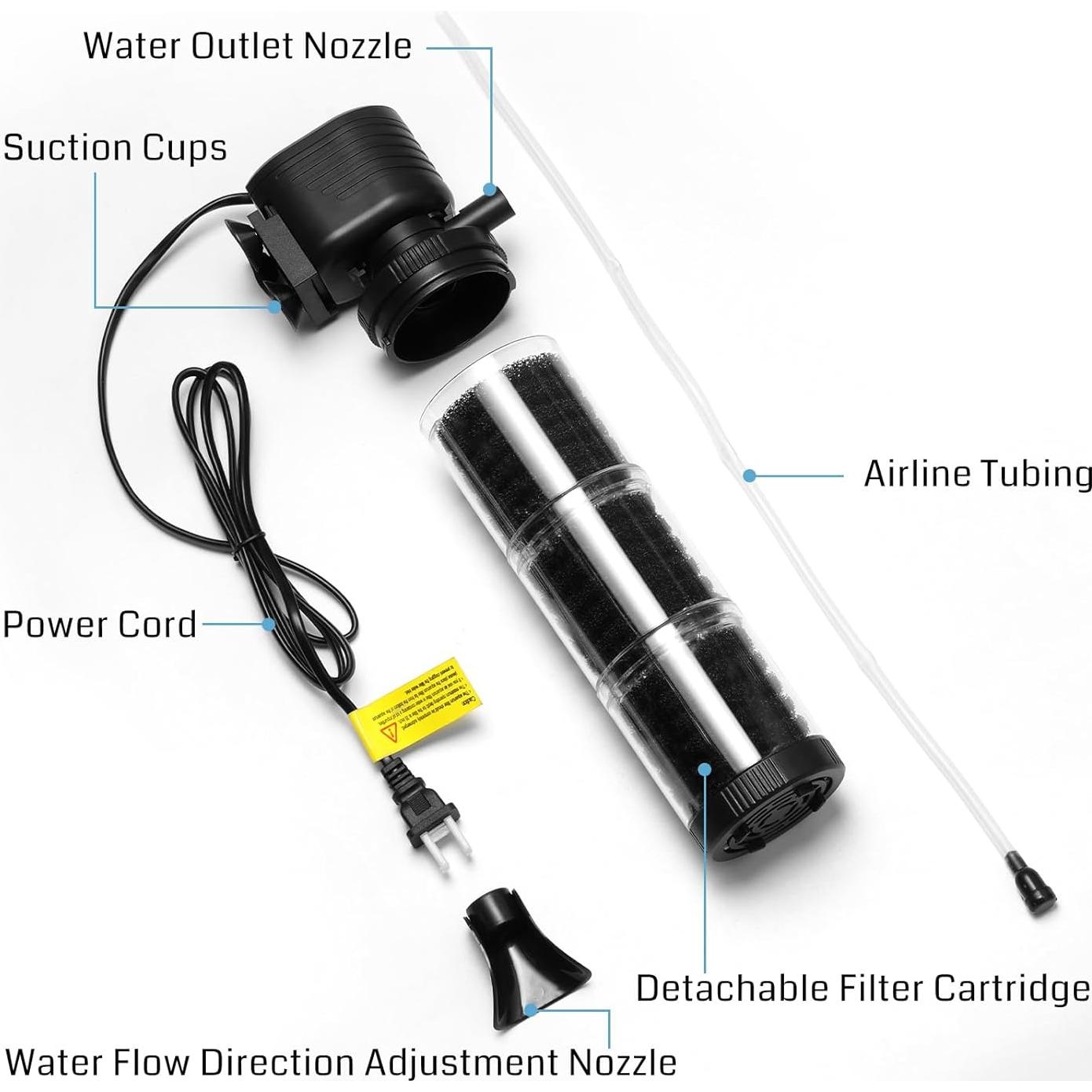 Filtro Interno de Acuario SainSmart AF-1500 1800 L/h 25W